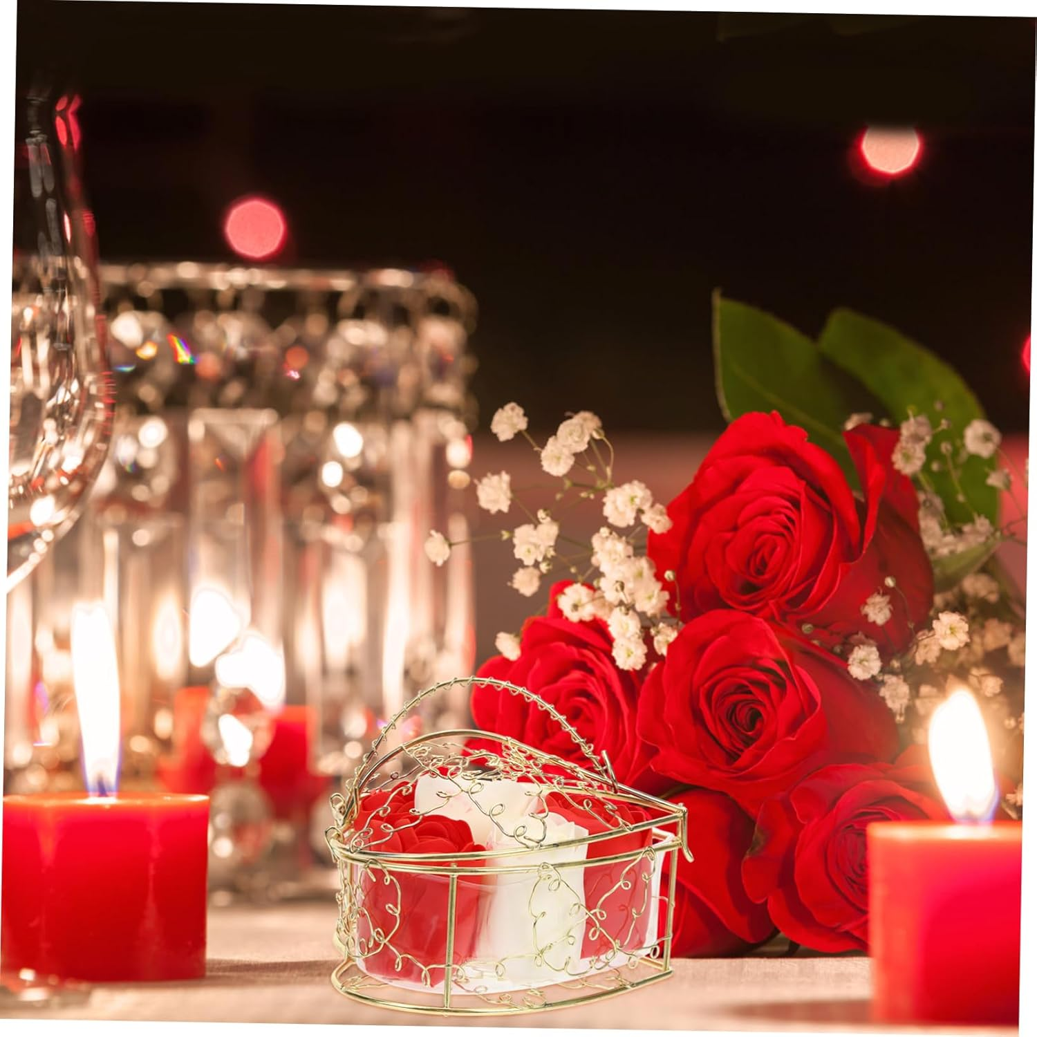 FRCOLOR Decorative Soap 4 Boxes Soap Rose Floral Immortal Floral Ornament Rose for Women Spa for Women Soap Bride Rose Soap Bar Fancy Soap Basket Miss image number 4