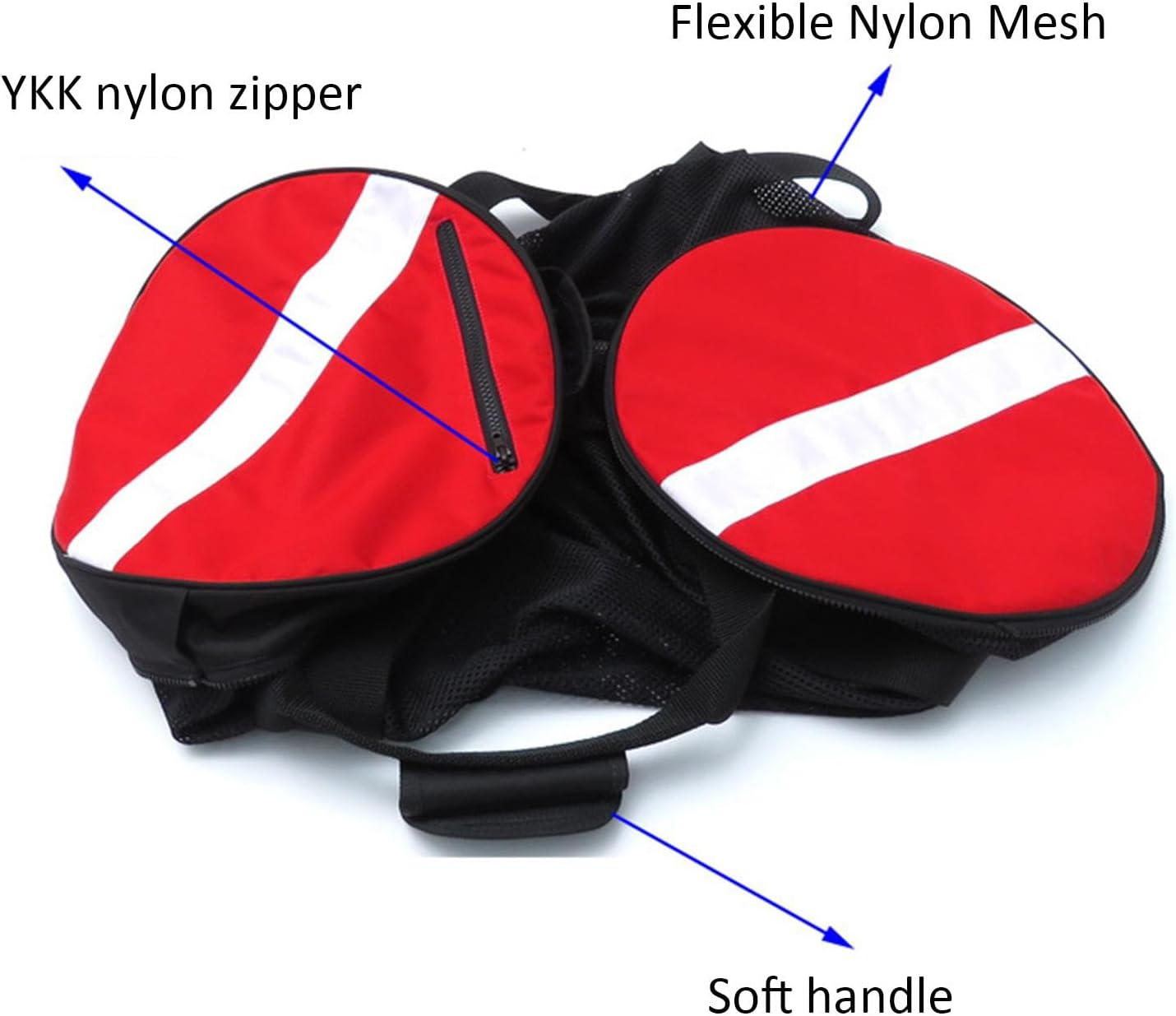 Diving Bag, Mesh Duffel Bag | Large Size Sports Duffel Bag for Snorkel & Gym Equipment - 78L Scuba & Snorkel Gear Mesh Storage Bag for Diving Gear image number 6