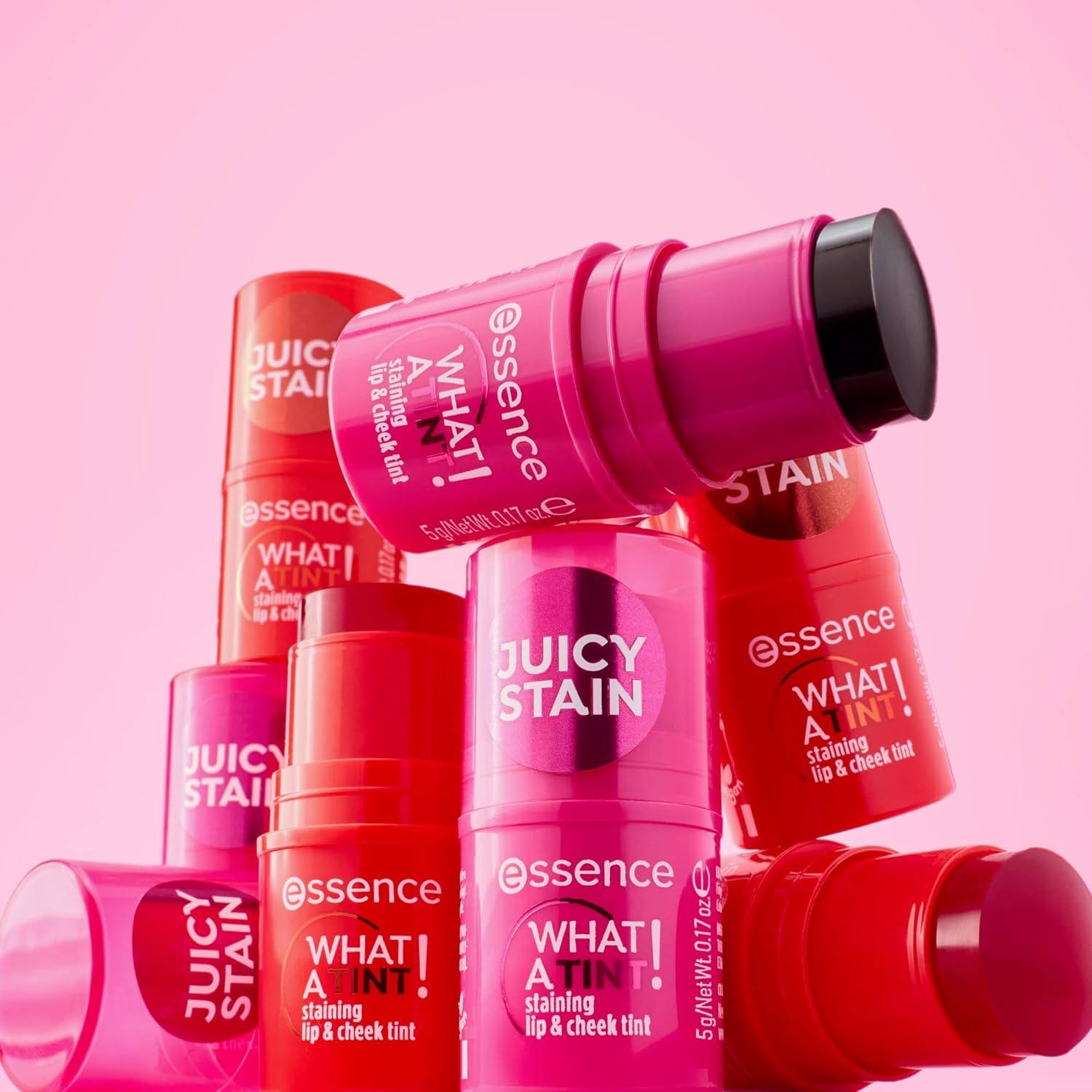 Essence WHAT a TINT! Staining Lip & Cheek Tint 10 Raspberry Vibes image number 4