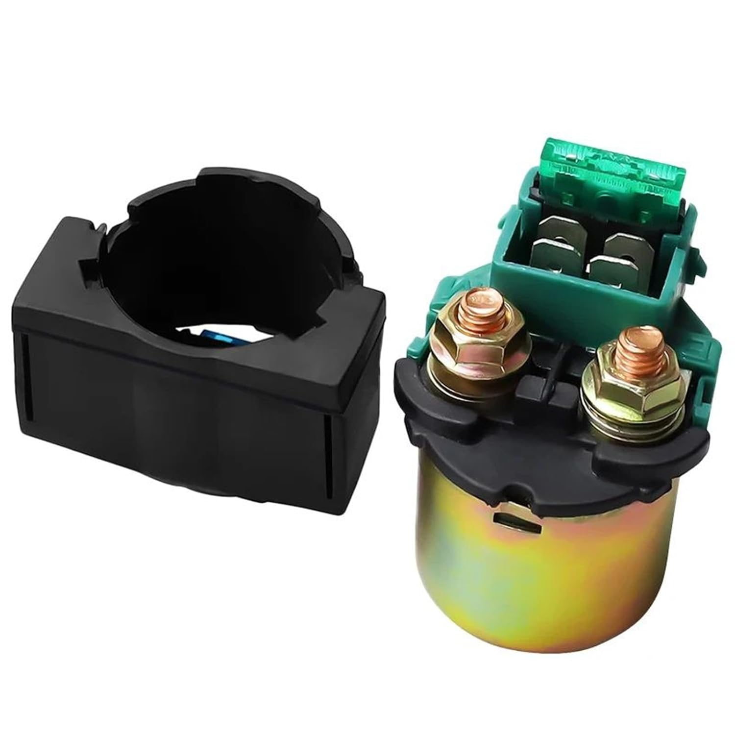 Fit for H0Nda GL500 GL650 GL1500 Goldwing GL 1500 1200 1100 Steed NV 400 NT650 XL600V CX500 CX650 Motorcycle Starter Solenoid Relay(Lavender) - Army Green image number 7