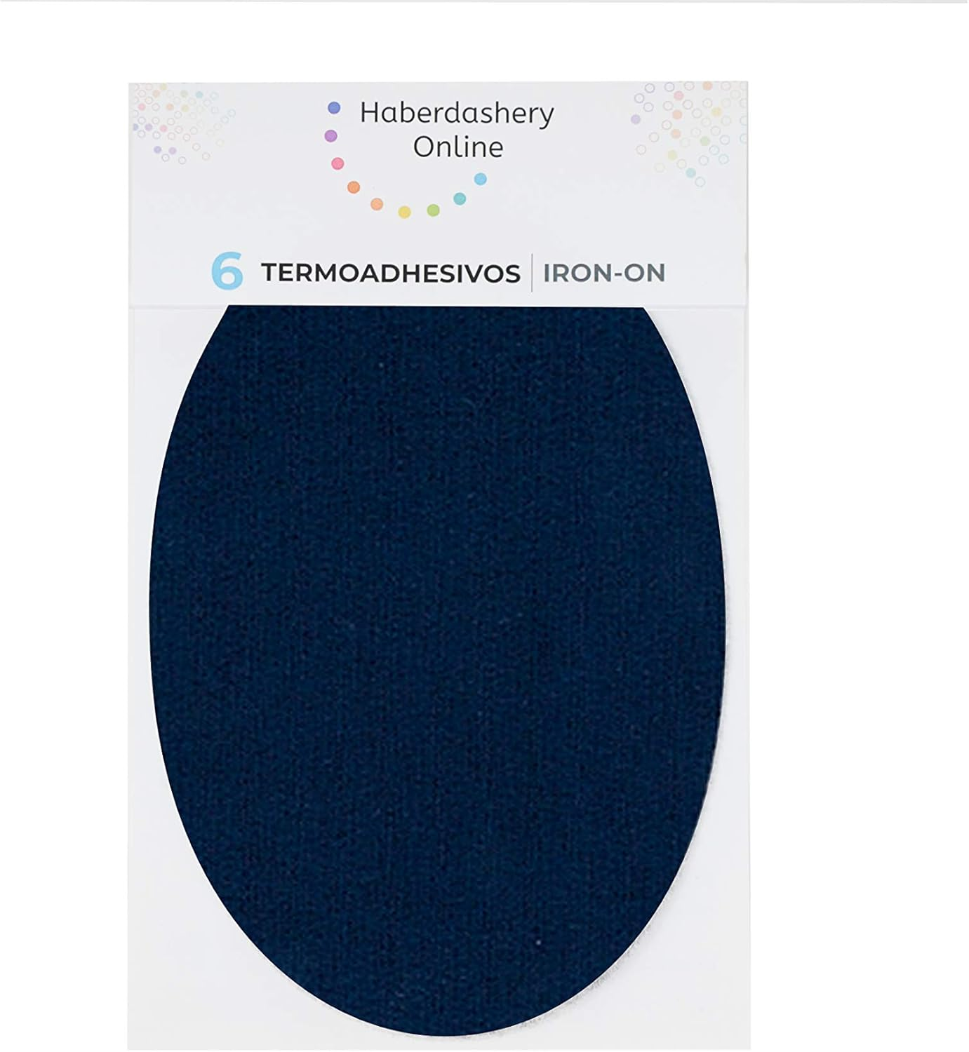 Iron-On Patches for Tracksuits and Sportive Clothing | 6 Elbow or Knee Patches 13,9 X 9,3 Cms (08. Navy Blue)
