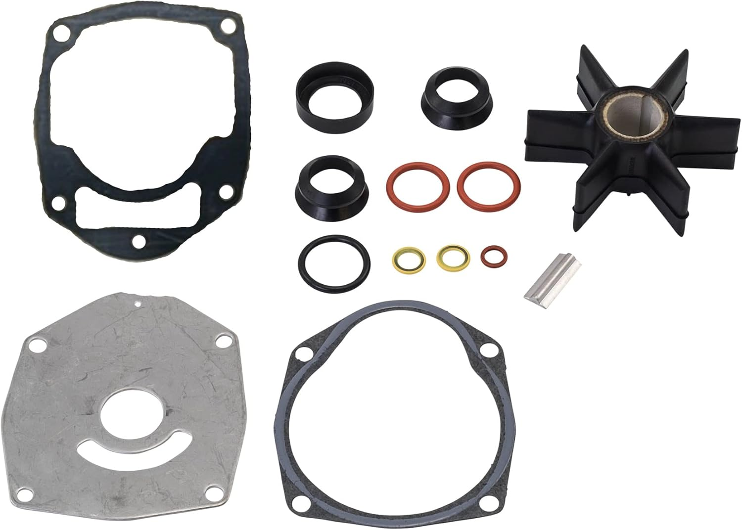 Quicksilver by Mercury Marine 8M0100526 Water Pump Repair Kit for Mercury or Mariner Outboards and Mercruiser Sterndrives image number 2