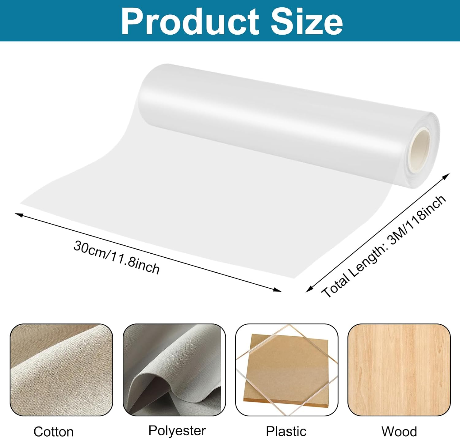 Cat Scratch Protection Film, 30 Cm X 3 M Transparent Scratch Protection Sofa Cat Pad, anti Scratch Film, with Scraper, Scratch Protection Wall Cat Tape, Self-Adhesive Scratch Protection Door Dog For image number 5