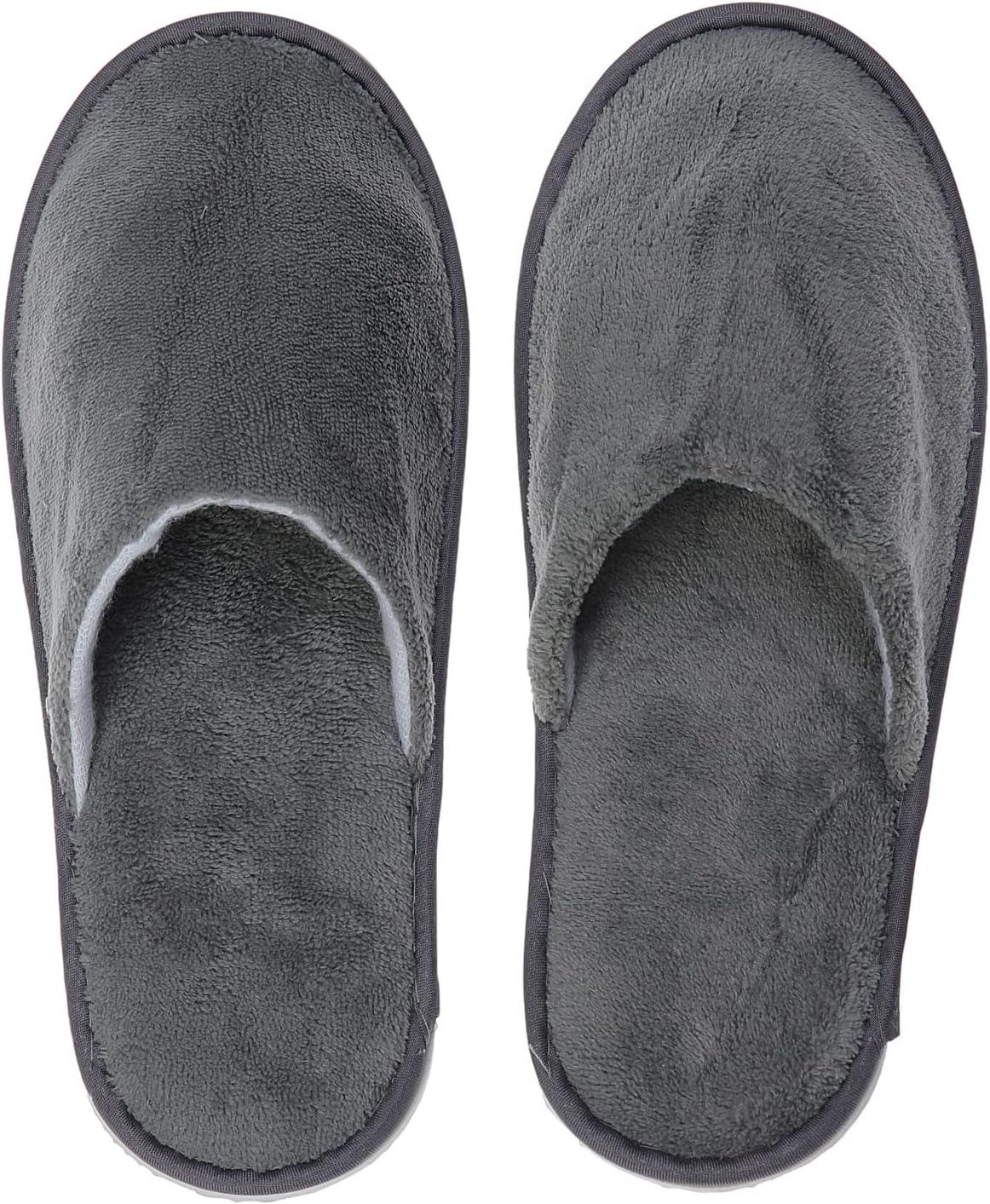 Spa Slippers for Men Women, Non Slip Thick Cotton Velvet Hotel Slippers, Washable House Slippers for Guests Wedding Bridesmaid Travel Party Bathroom