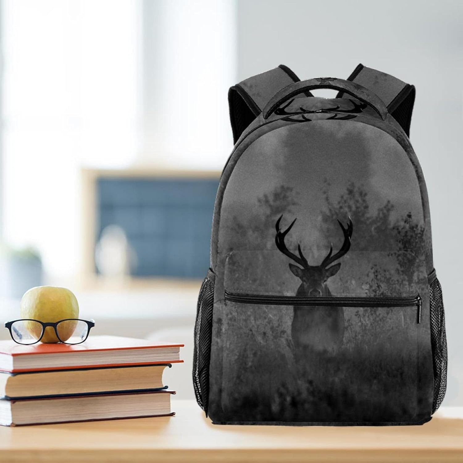 Stag Backpack Students Shoulder Bags Travel Bag College School Tote Backpacks