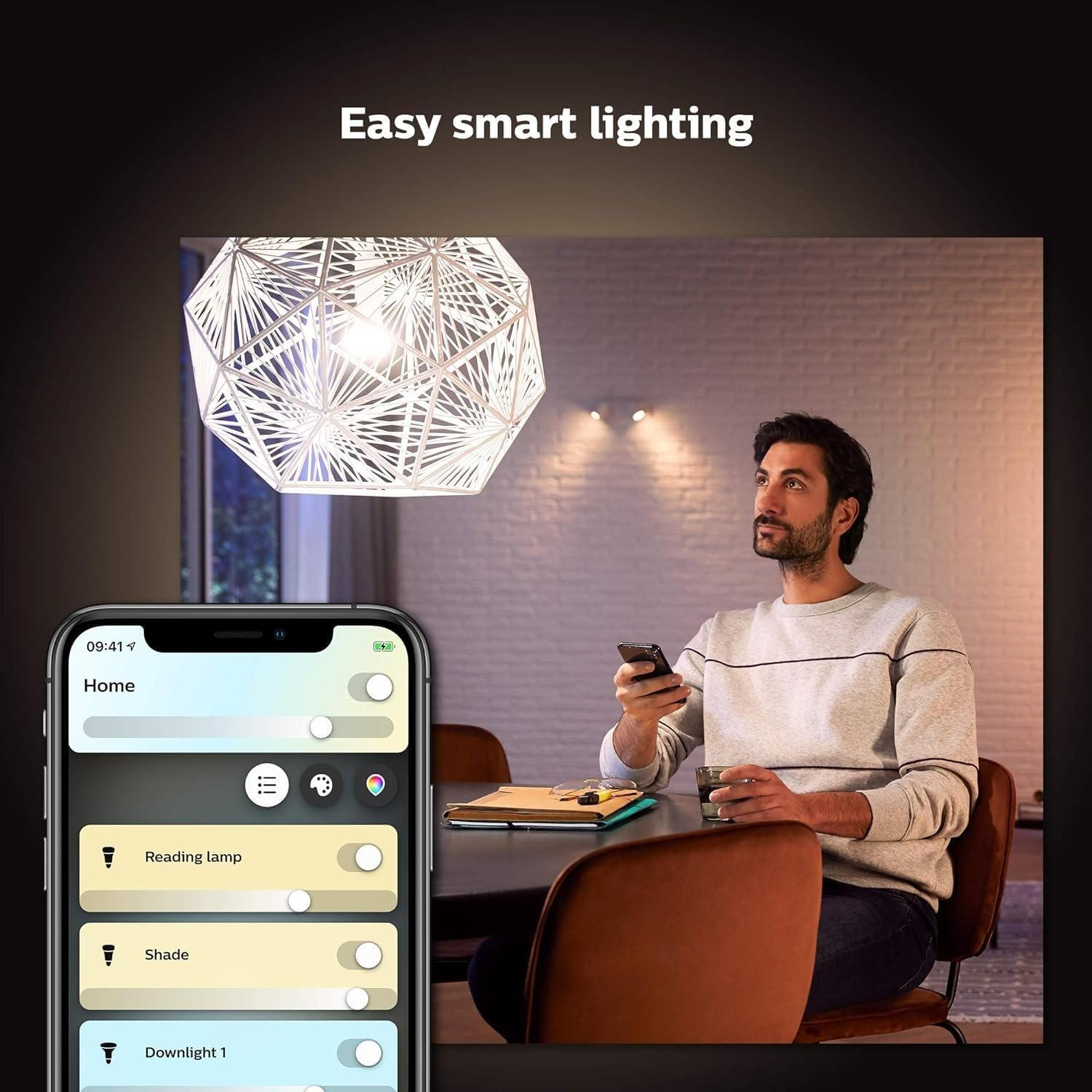 Philips Hue A60 B22 Smart Button Starter Kit image number 4