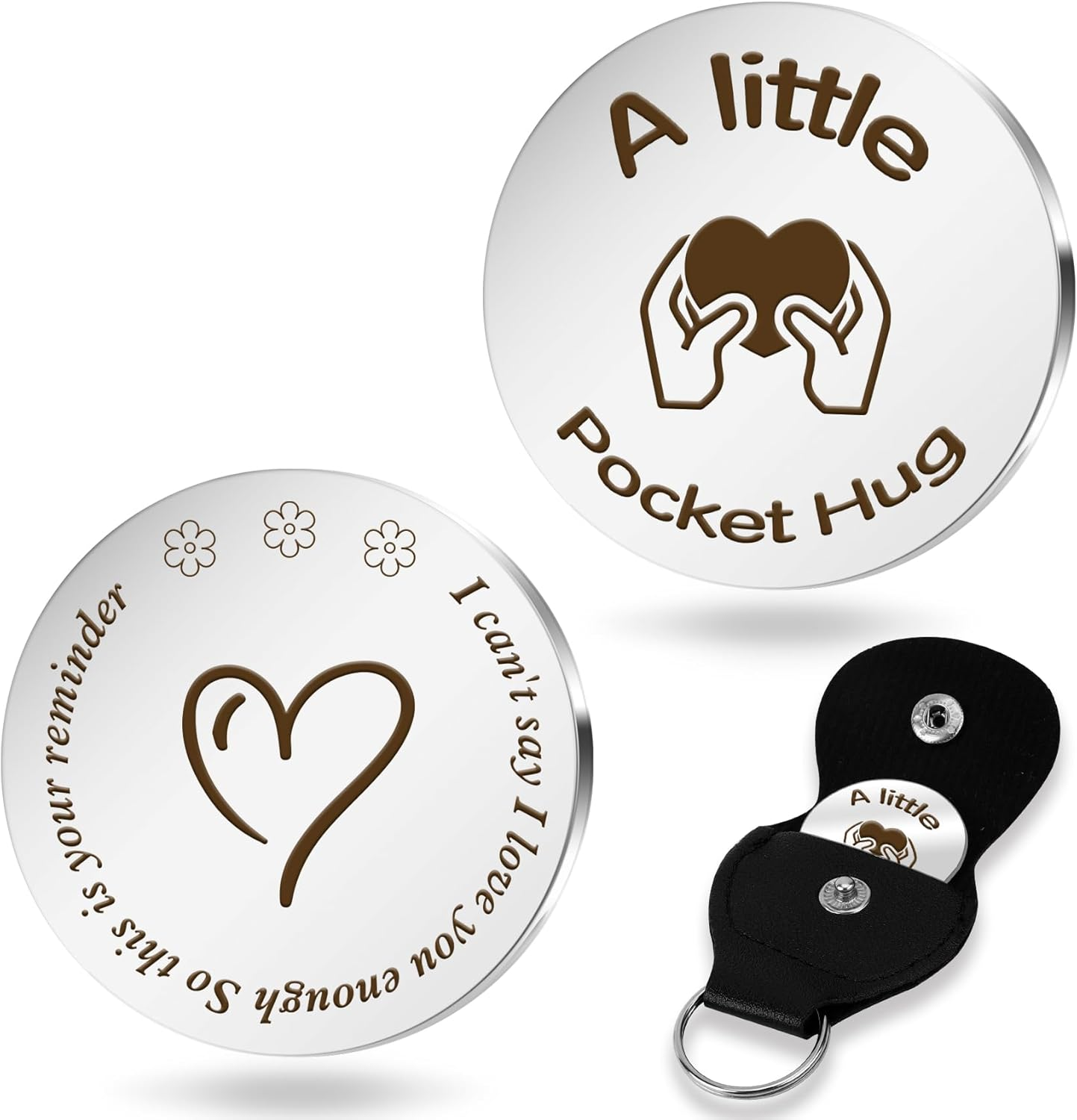 Pocket Hug Token Inspirational Gifts for Women Birthday Gifts for Women Men 2024 Graduation Gifts for Her Him Thank You Gifts for Mom Dad Girlfriend Boyfriend Best Friend Coworker Gifts for Men, I - Don'T Do image number 6