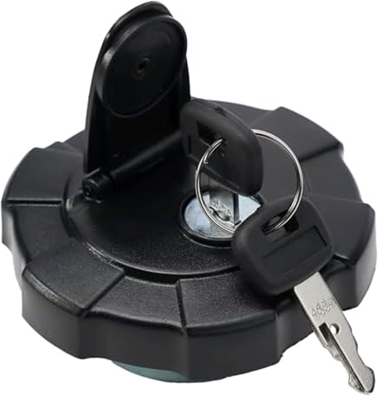 Clynex Fuel Cap Excavator Oil Tank Cover with 2 Keys Replacement, for Kubota, SVL75-2 KX91-3S U35- RD411-51122 Automotive Heavy Equipment Fuel Lid