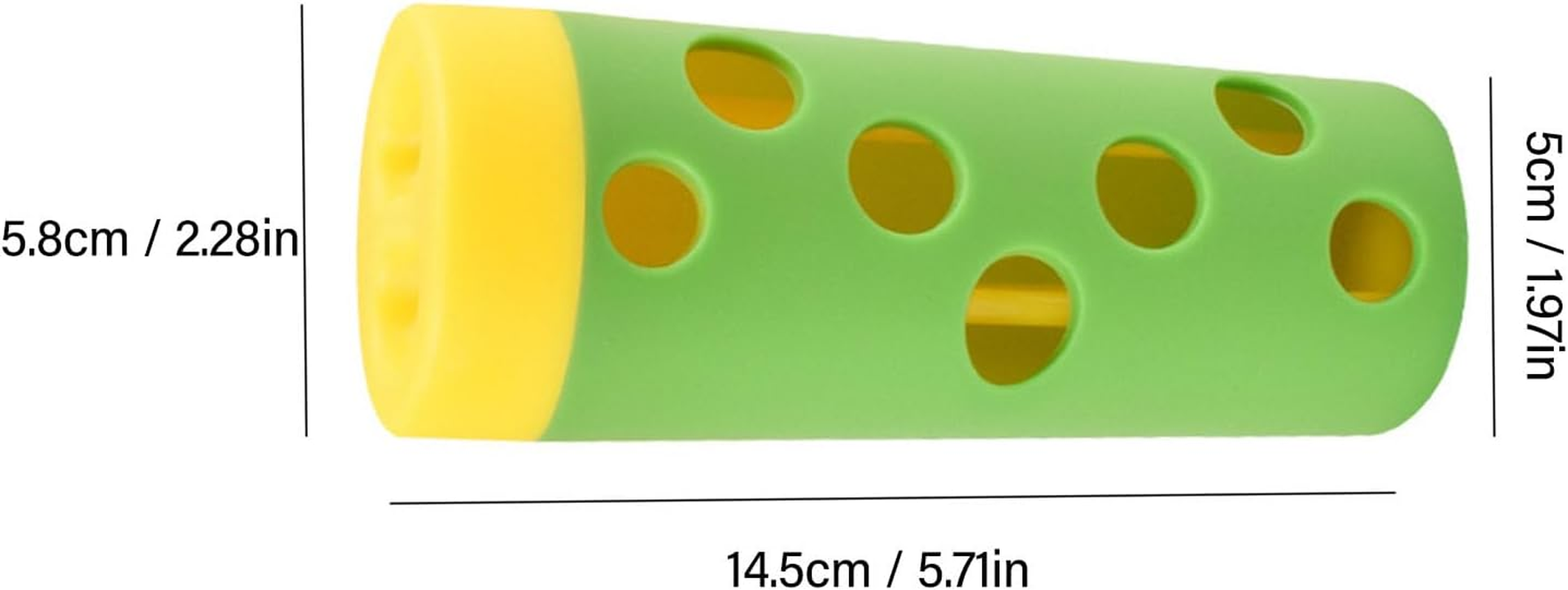 Chicken Treat Roller, Plastic Bite Resistant Chicken Feeder Toy Slow Feeding Chicken Treat Dispenser Interesting Safe Chicken Treat Feeder Toy for Hens Chicken Goose Duck Poultry image number 3