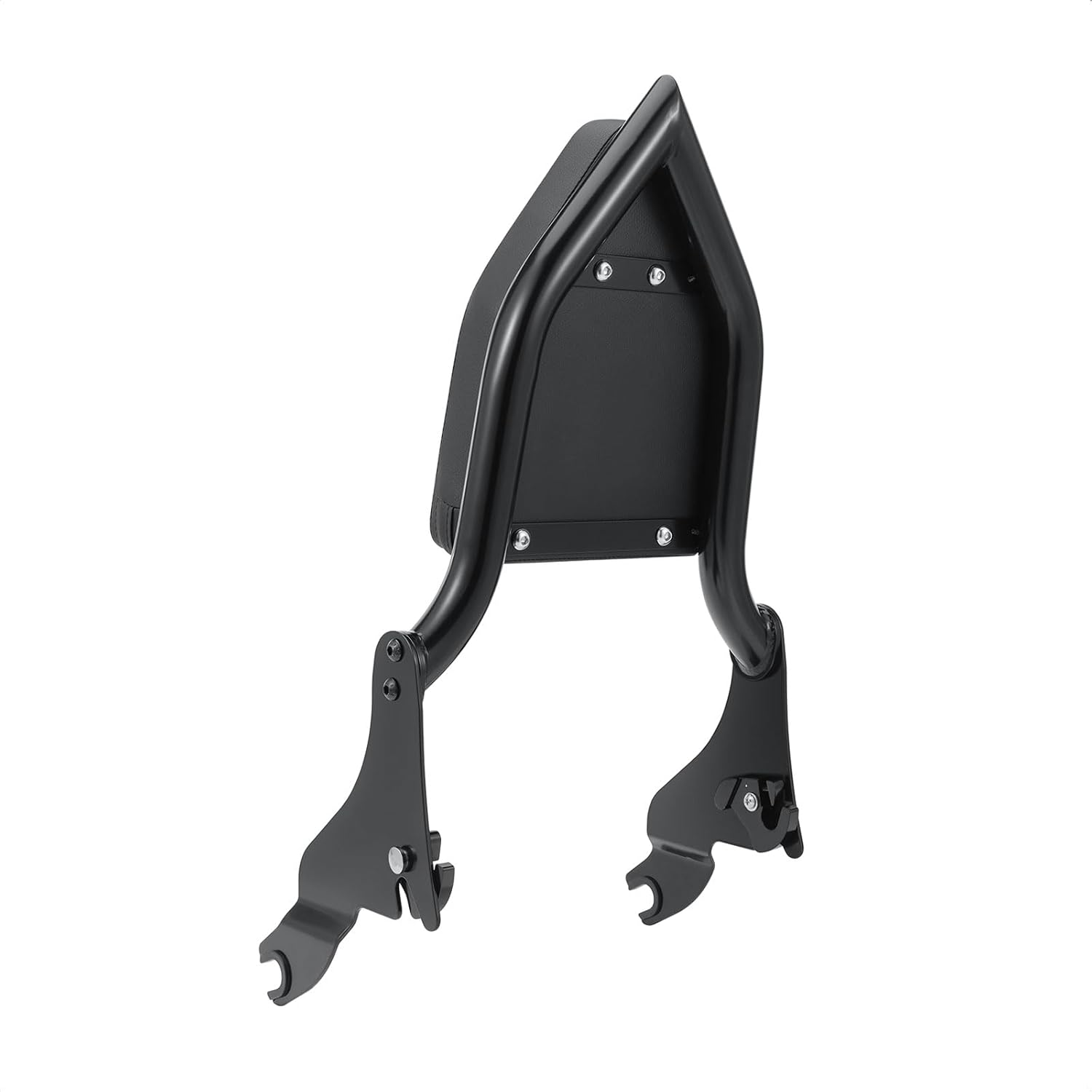 Sissy Bar Backrest Detachable Passenger Backrest Pad Compatible for Harley Davidson Touring Electra Glide, Road King, Road Glide, Street Glide, Ultra Limited 2009-2025 (Black) - Black image number 2