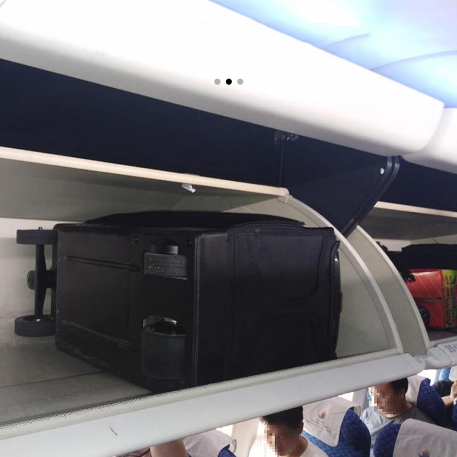 GIISH 30L Waterproof Oxford Cloth Riding Electric Luggage,Smart Hidden Function Handle Design Electric Luggage,Trolley Boarding Suitcase Smart Riding Box, Riding Electric Luggage image number 6