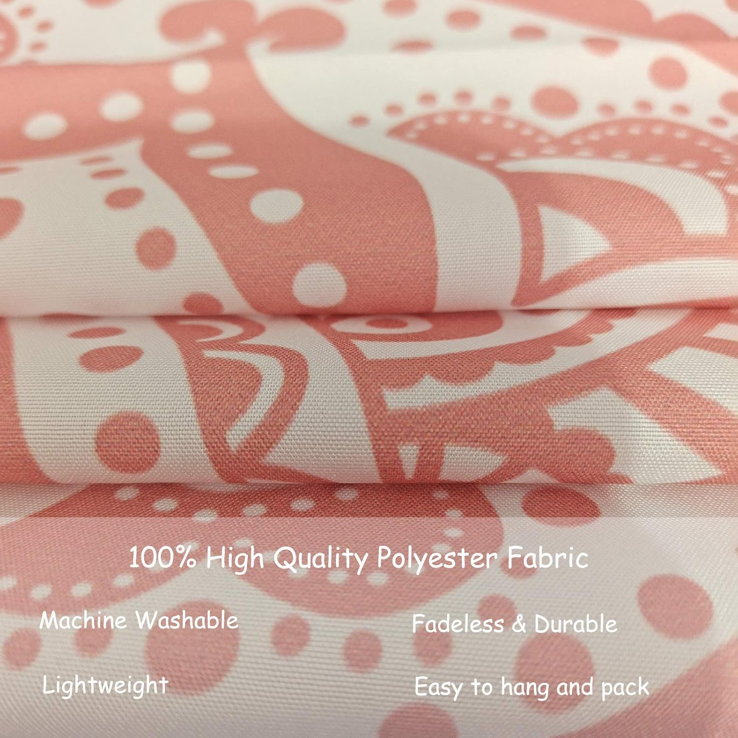 Ftuency Pink Mandala Tapestry, Indian Hippie Bohemian Psychedelic Tapestries Women Wall Hanging for Bedroom Teen Girl(Pink, 51.2" X 59.1") image number 4