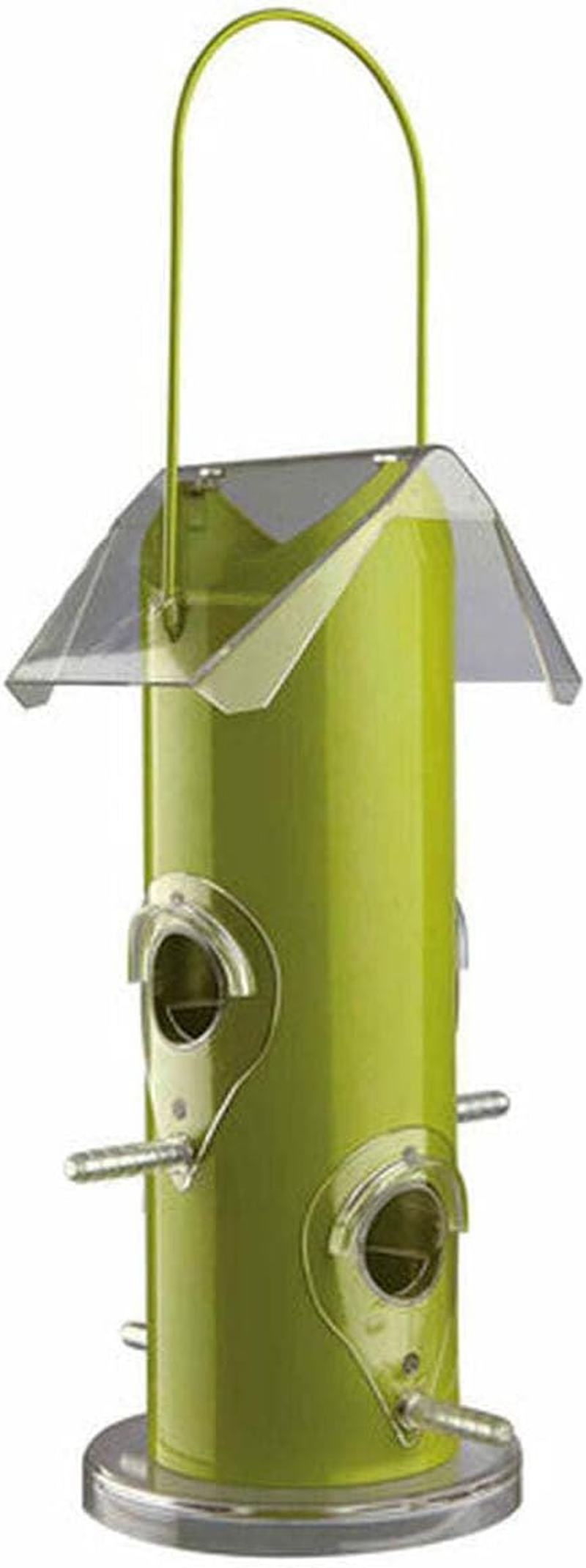 Trixie Metal Food Dispenser, Green - Silver image number 3