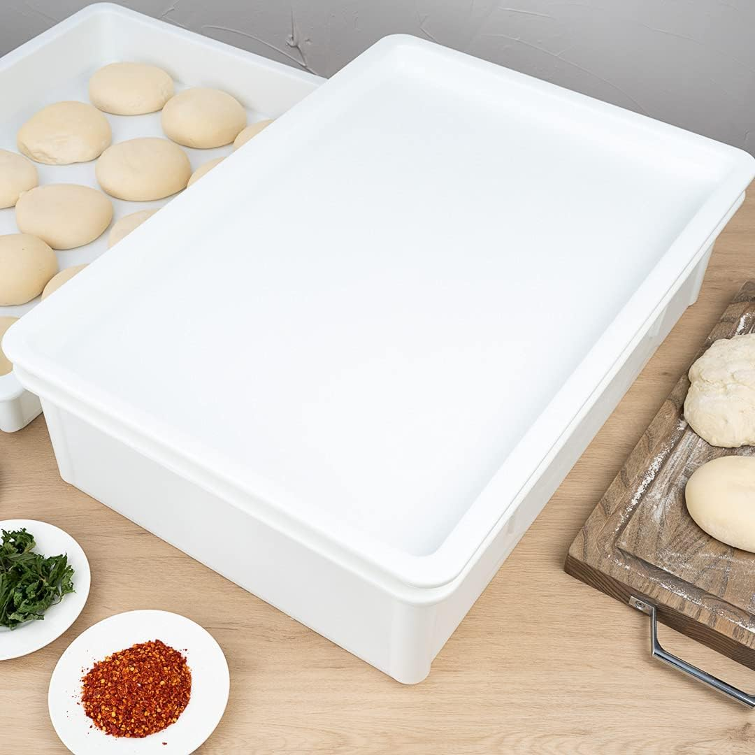 Pizza Dough Proofing Box, 45X31X8.5Cm, Pizza Dough Container, Fits 6-9 Dough Balls, Household Pizza Dough Tray image number 6