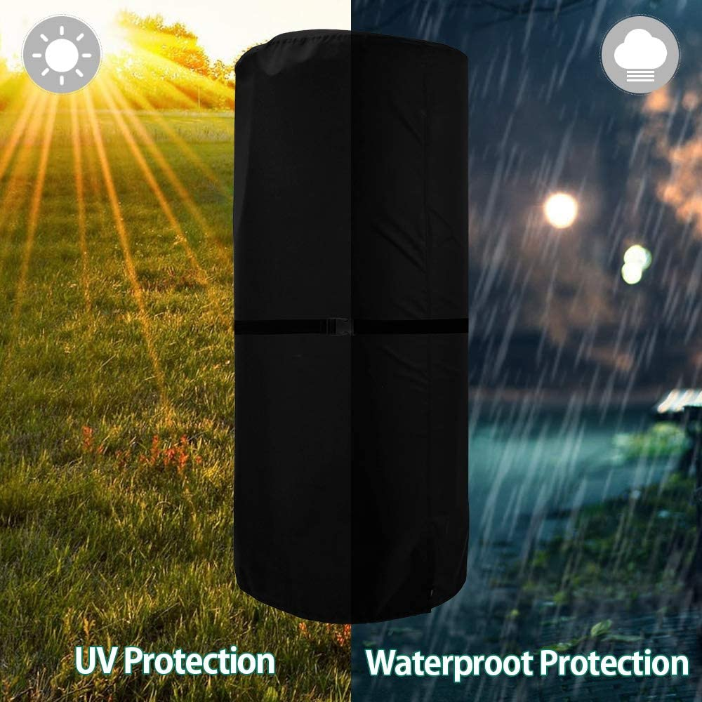 Dustproof Outdoors,Patio Heater Cover Oxford Waterproof,Patio Heater Cover Heavy Duty,Waterproof Outdoor Garden,Patio Gas Heater Protector Dust,Cover Snowproof Cover Uv-Resistant image number 5