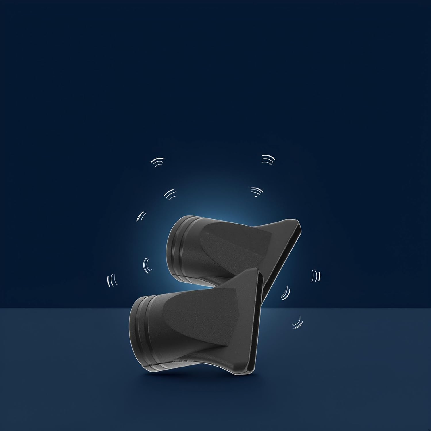 2Pcs Black Blow Dryer Attachment Not Universal Professional Hair Dryer Attachment Dryer Nozzle Replacement Narrow Concentrator Blow Flat for Diameter 4.3Cm to 4.5Cm Diffusers Hair Dryers Accessories image number 1