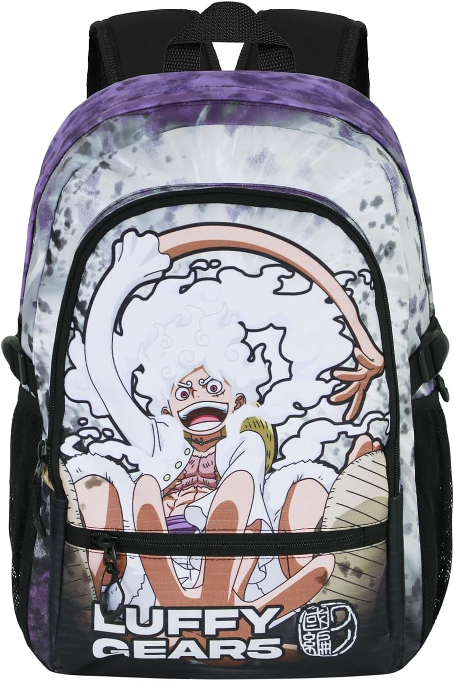 One Piece Luffy Gear 5-FAN Fight Backpack 2.2, Purple, 31 X 44 Cm, Capacity 24 L, Purple One Piece, Einheitsgr&ouml;&szlig;e, Fan Fight Backpack 2.2 image number 2