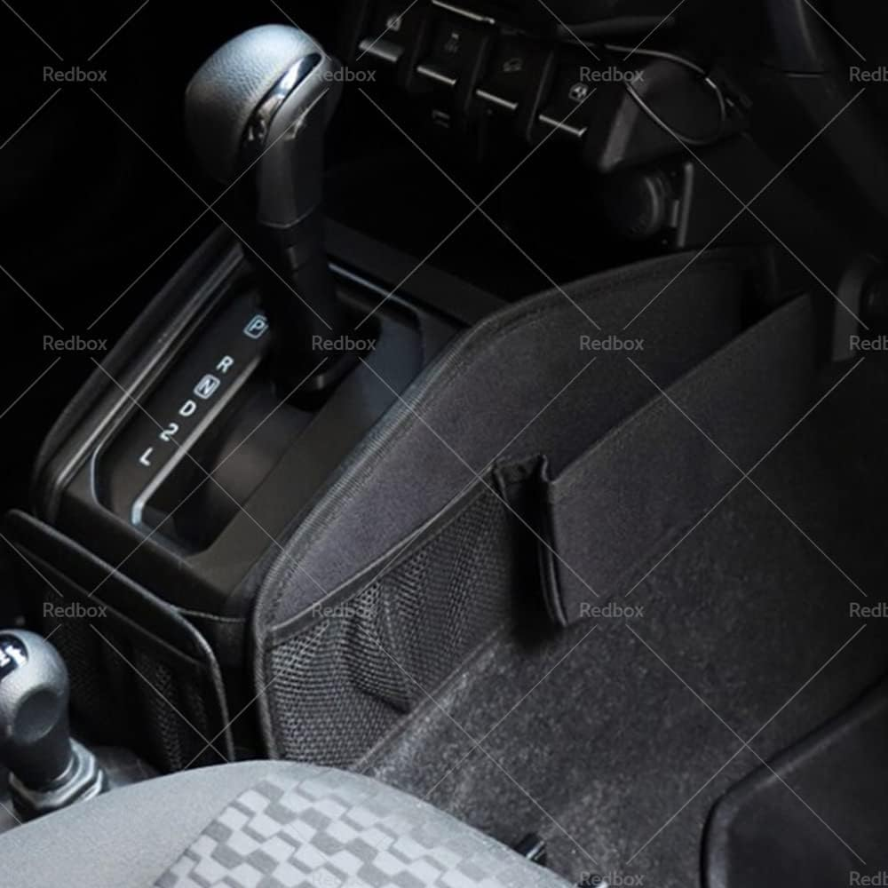 MAX COOL Car Gear Shift Storage Bag Organizer Tray Suitable for Suzuki Jimny 2019 2020 2021 2022 2023 JB64, JB74 Car Interior Accessories, Black image number 3