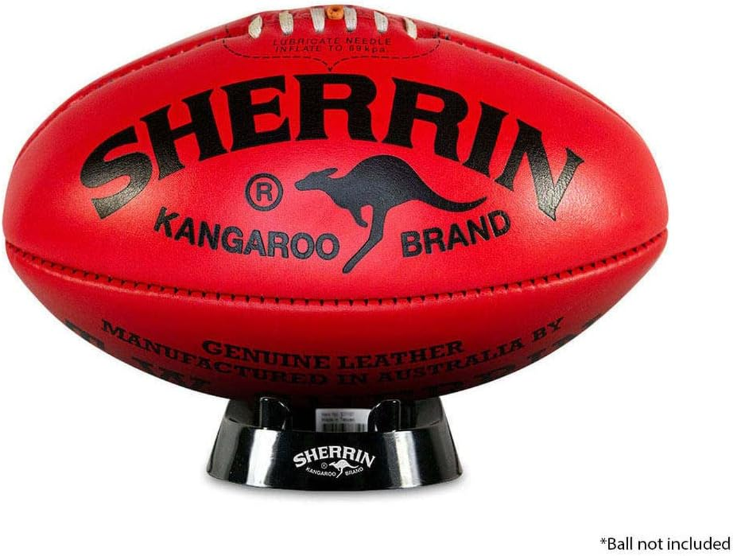 Sherrin AFL Footy Display Football Stand Black