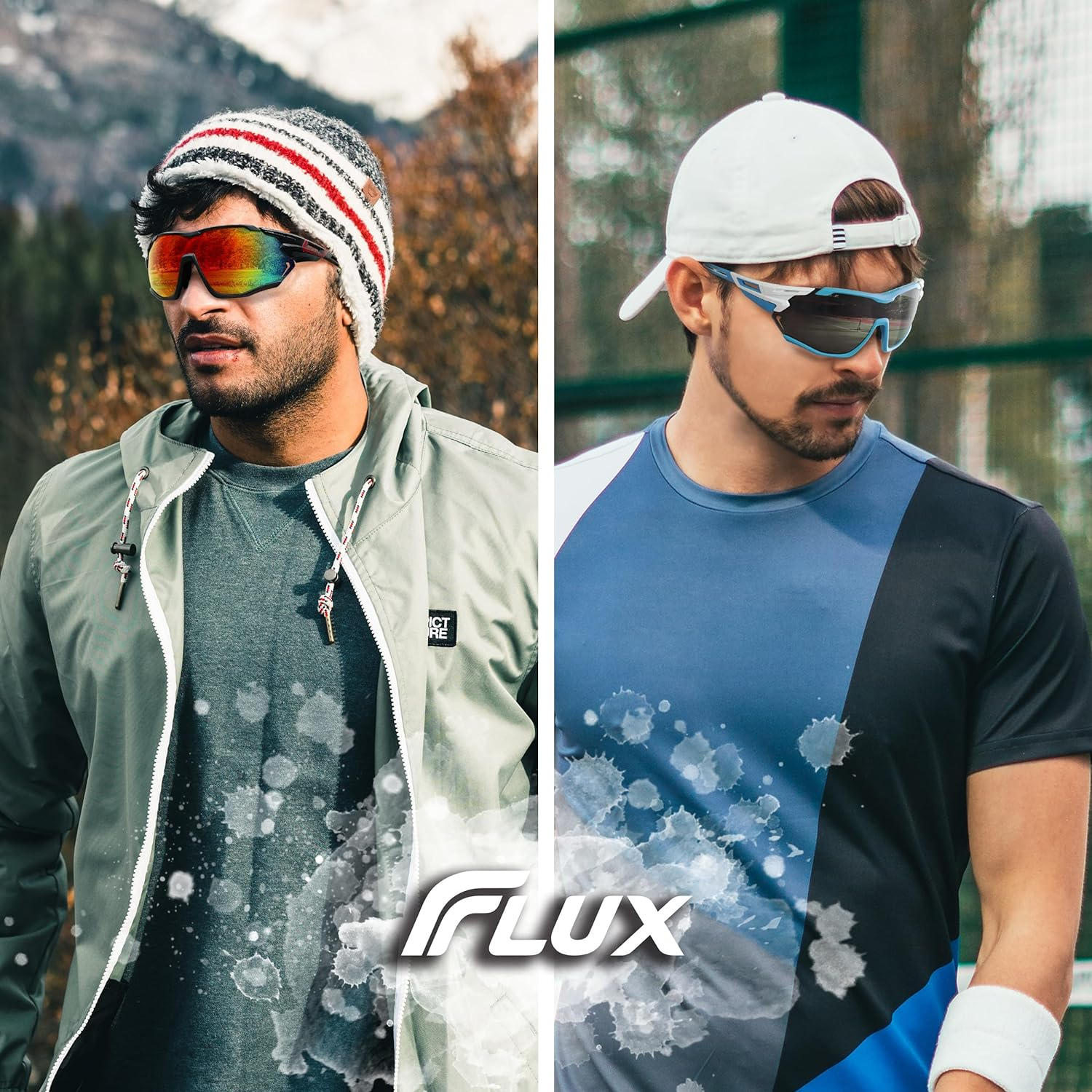 Flux VENTURA High-Performance Sunglasses: Anti-Fog PC Lenses, Ventilated TR90 Frame, UV Protection, Ideal for Sports and Cycling image number 5
