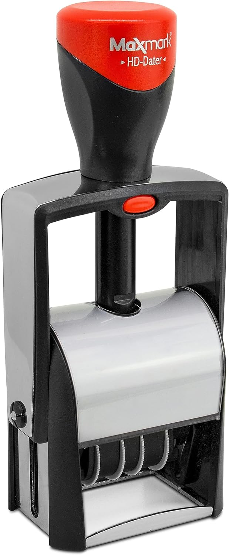 Heavy Duty Date Stamp with Paid Self Inking Stamp - 2 Color Blue/Red Ink image number 5