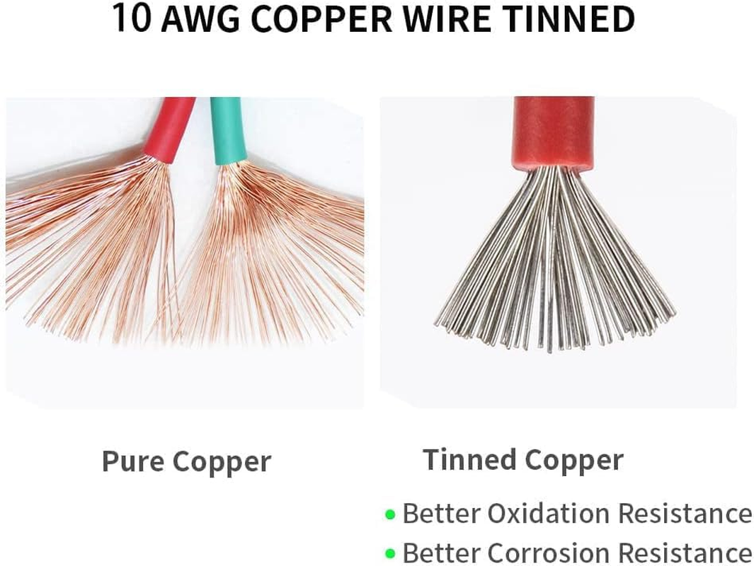 YETOR Battery Alligator Clips,10Awg Female EC5 Jump Starter Cable with Battery Clamps,Alligator Clip Clamp to EC5 Connector Extension Charging Cable for Emergency Car Jump Starter Booster.(60Cm) image number 5