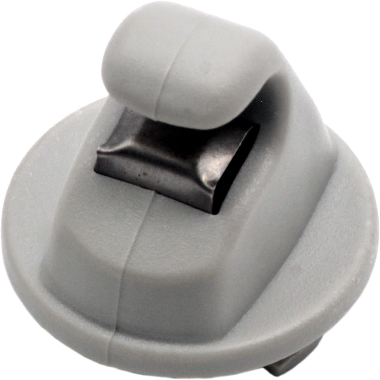 Interior Sun Visor Hook Clip Bracket Compatible for VW Volkswagen Golf MK7 2013 2014 2015 2016 2017 Sun Visor Holder 5G0857561B (Gray)