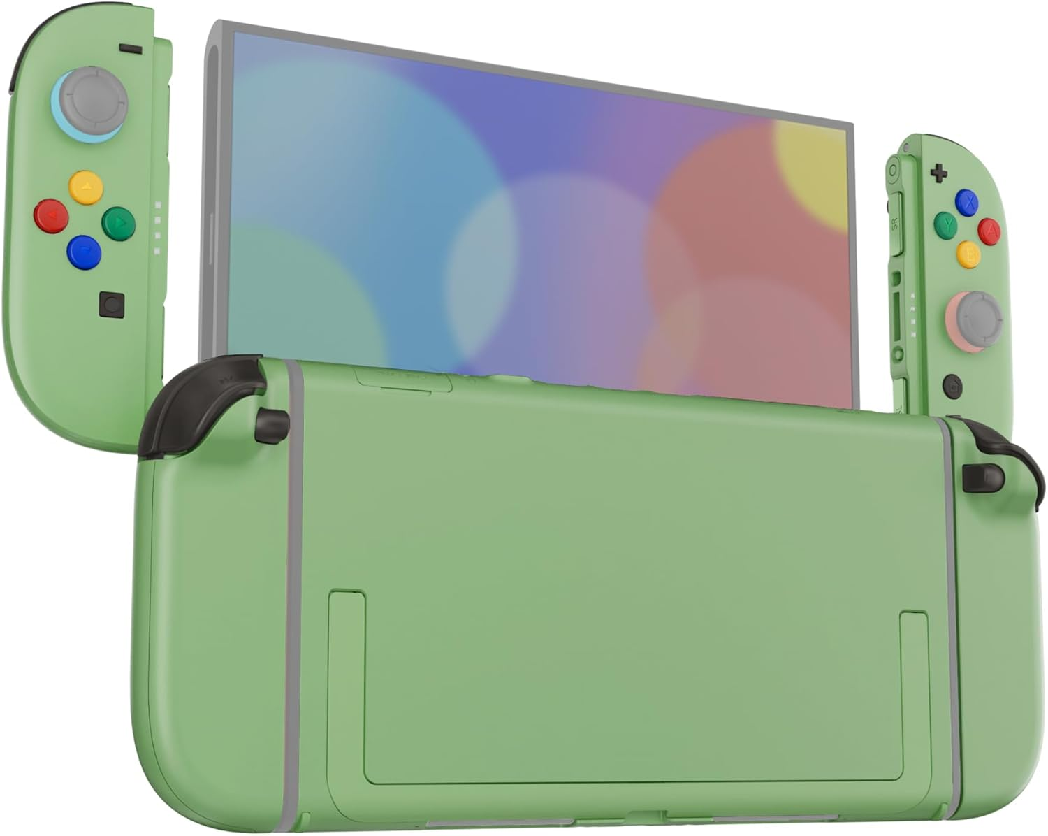 Extremerate DIY Replacement Shell Buttons for Nintendo Switch 2, Full Set Rear Back Plate Controller Housing with Button for Switch2 Handheld Console & Joycon 2 - Deluxe Version - Cherry Blossoms Pink