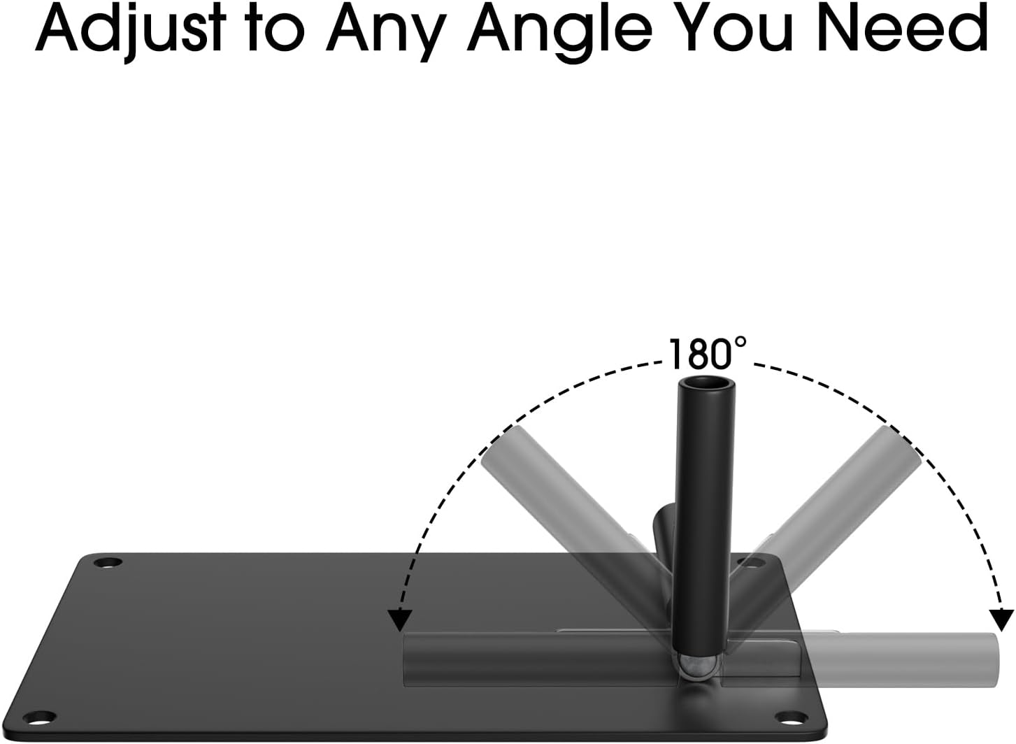 Wishdirect Golf Alignment Stick Holder, Angle Adjustable Golf Swing Plane Trainer Aid for Aiming Putting Swing (Alignment Sticks Not Included) image number 2