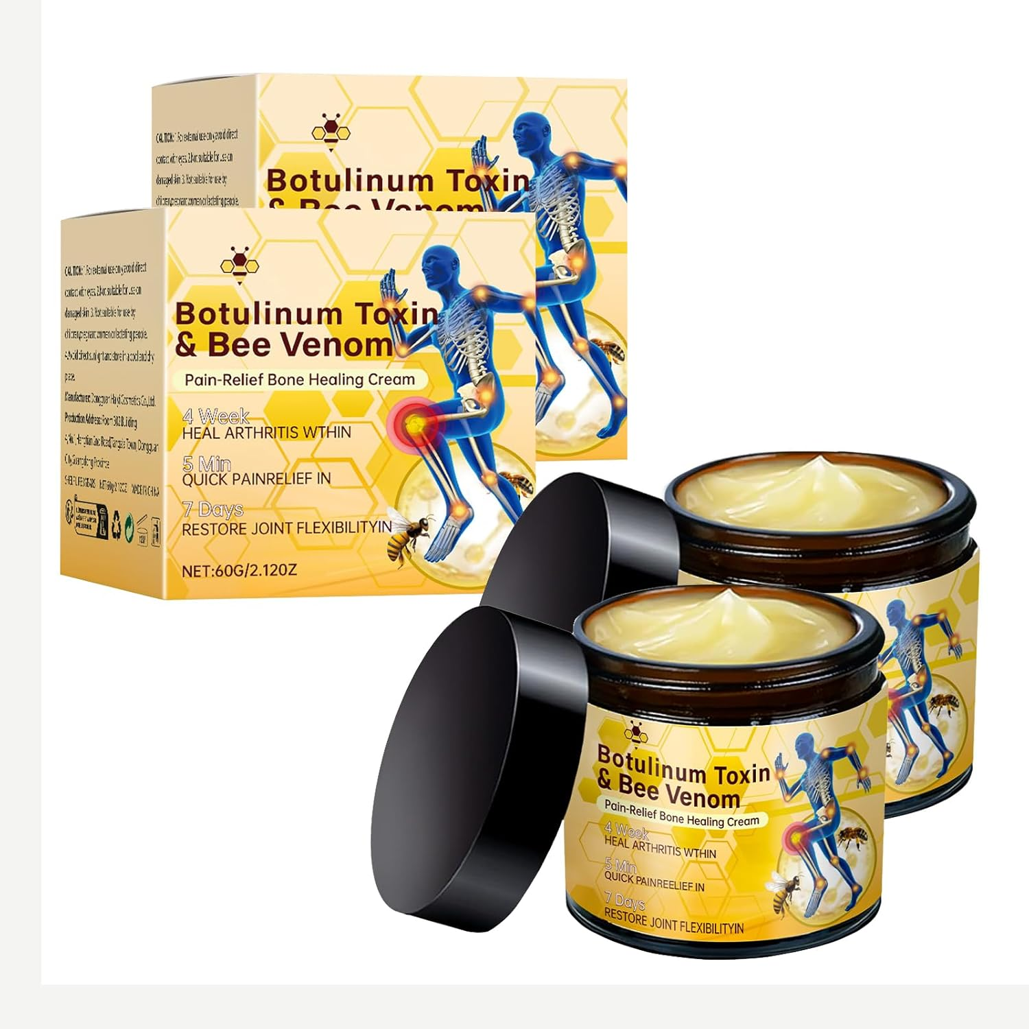 Botulinum Toxin & Bee Venom Cream Australia (120G / 2Pcs) image number 4