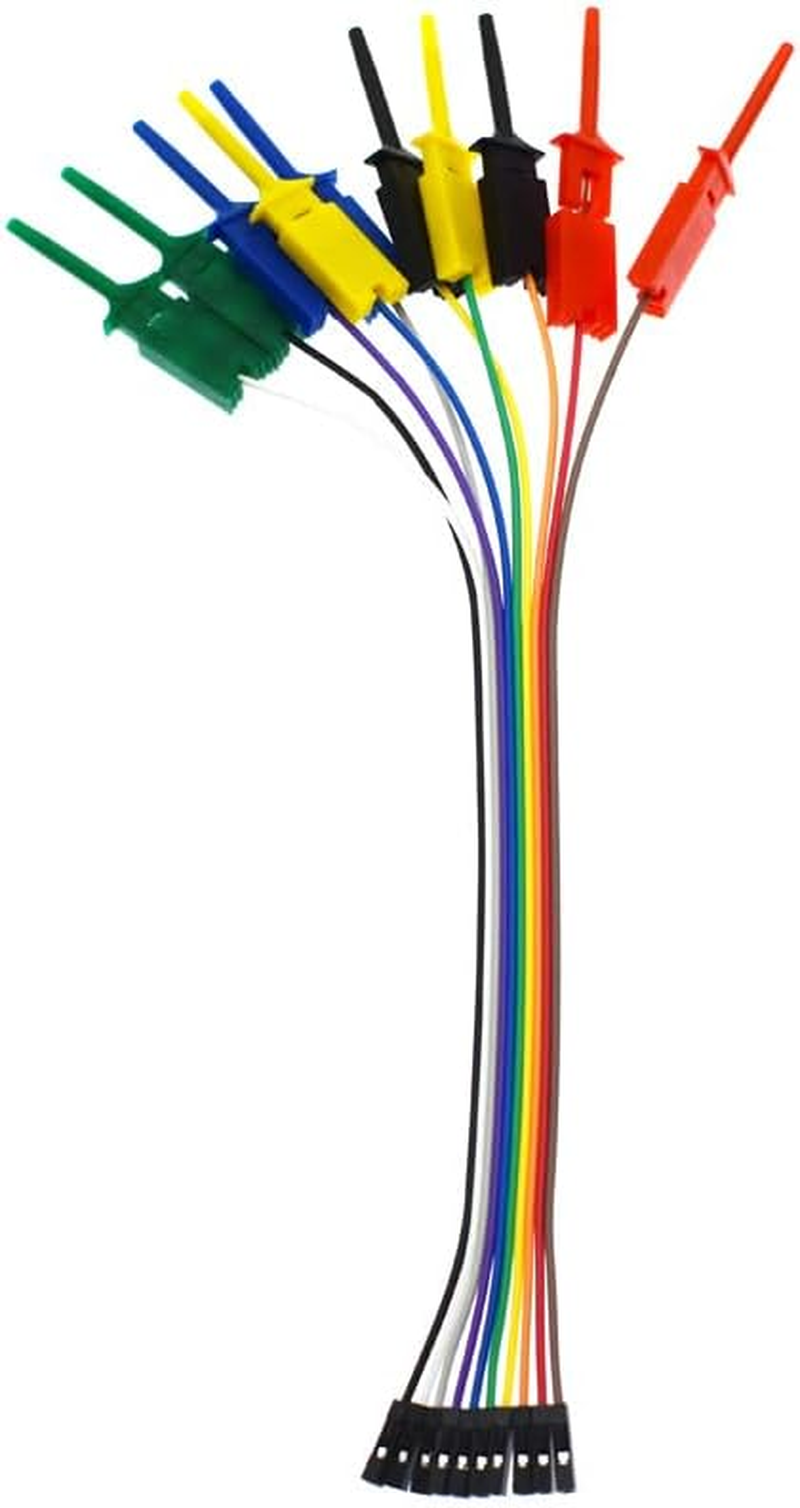 30Pcs Logic Analyzer Test Hook Clip Grabber Jumper Wires Interface Pins SOIC IC Precision Circuit Testing image number 5