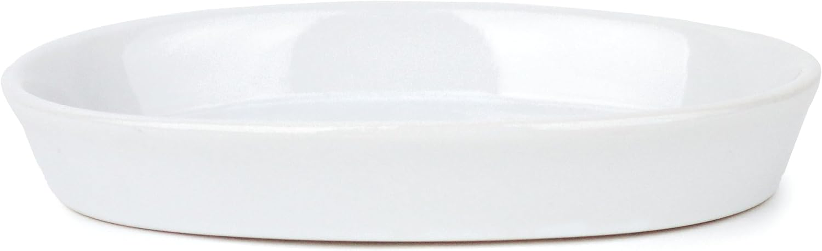 Cattitude Cat Dish Ceramic Meow, White - Cat Bowl, Handcrafted, Durable, Heavyweight Stability image number 1