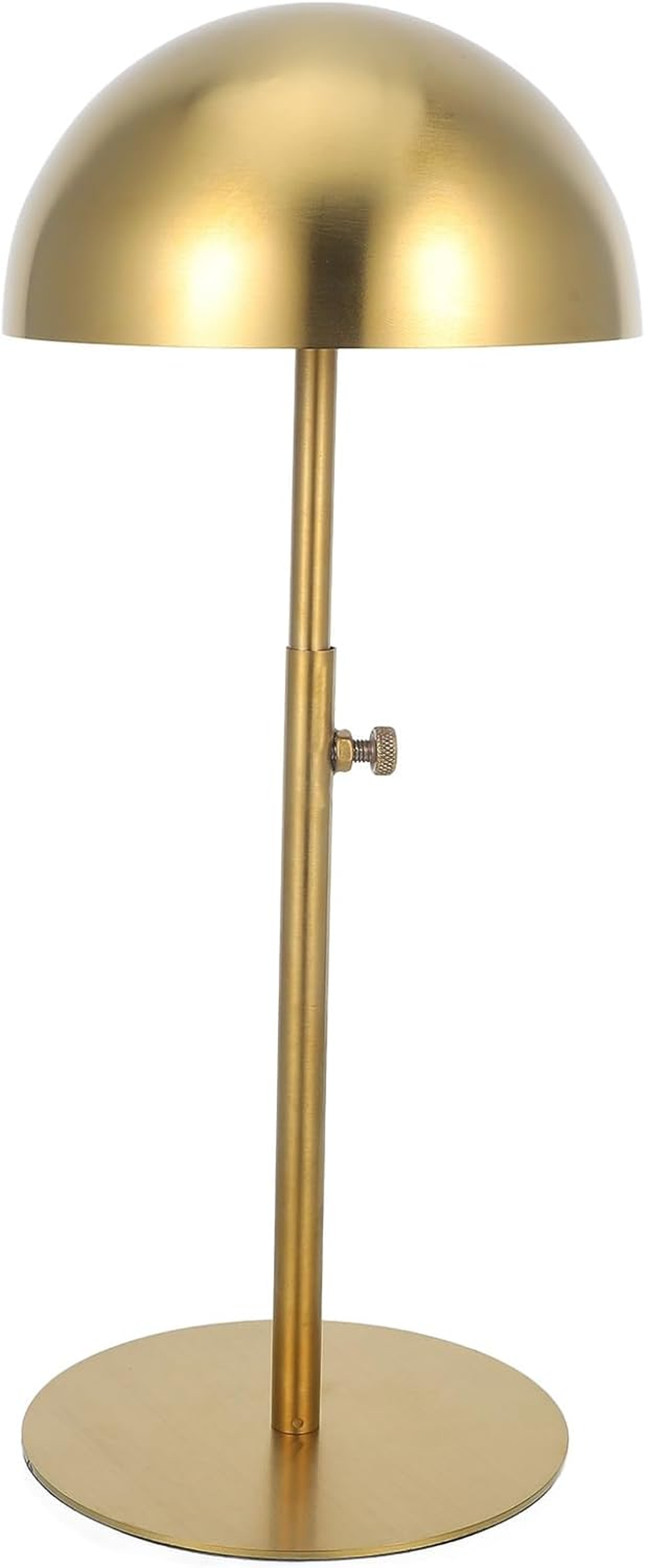 MAGICLULU Metal Wig Stand Holder Hat Stand Display, Dome Shape Hat Stand Adjustable Height Wig Head Holder Hat Storage Stand Freestanding Wig Stand for Decoration Display Storage image number 5