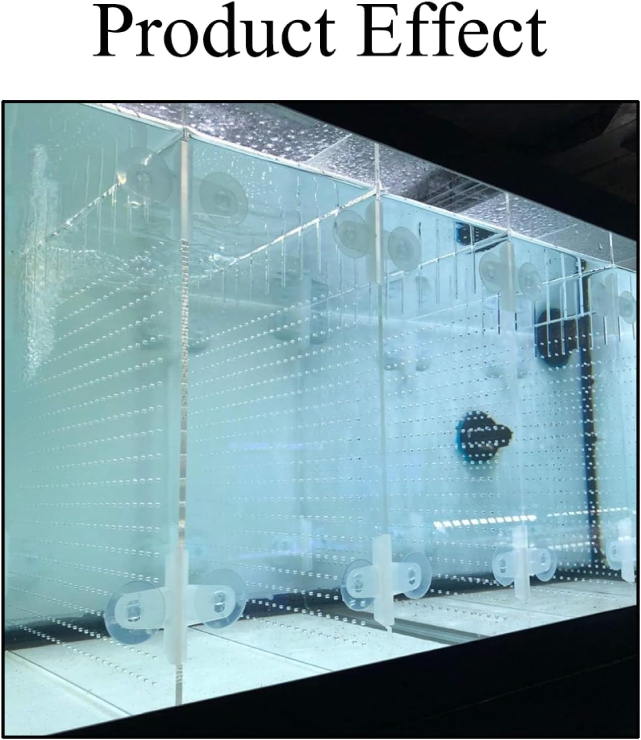 Tophomer 8-Pack Aquarium Divider Suction Cups Fish Tank Breeding Separator Suction Cup Support Clip for Isolation Mesh Panel Mounts, Black - Black image number 2