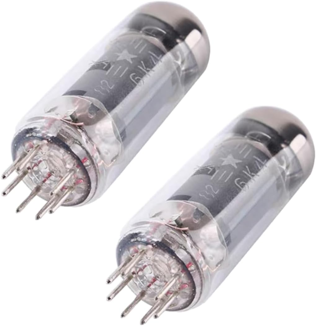 2Pcs Tubes 6K4 Electronic Tubes Valve Vacuum Tube,Replaces 7-Pin 5654/6Ak5/6Ak5W/6Zh1P/6J1/6J1P Tube Preamplifier Tubes,Amplifier DIY Preamp Vacuum Tube