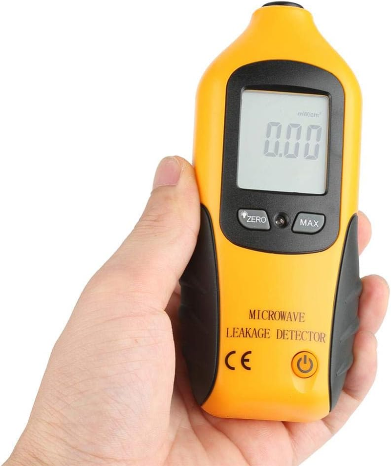 Microwave Leakage Detector, Digital LCD Display Handheld Microwave Leakage Detector High Precision Radiation Meter EMF Tester for Household Factory Workshop image number 3
