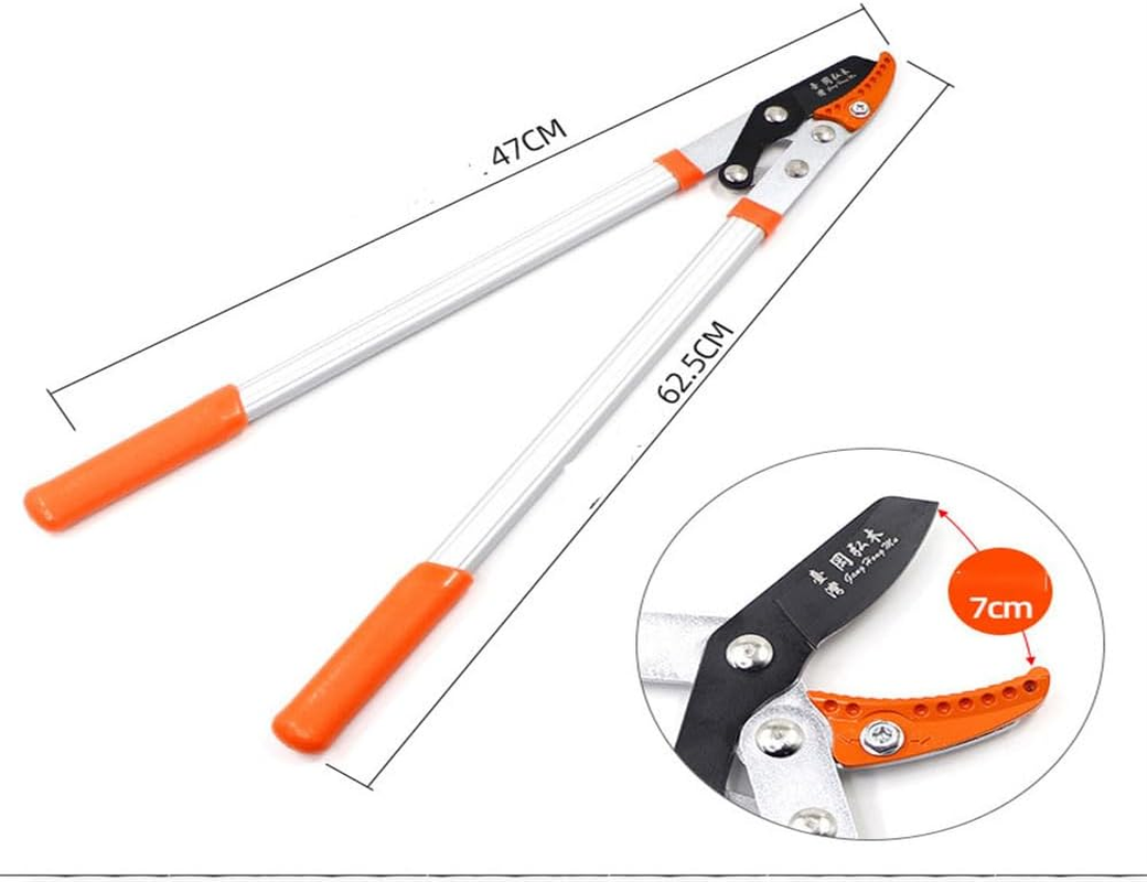 Bypass Loppers,Light Duty Tree Loppers, 62Cm Strong and Powerful Scissors, Used for Pruning Trees and Fruit Trees within 3Cm in Garden, Effortless Scissors, with a Composite Effect of 3 Times Power image number 1