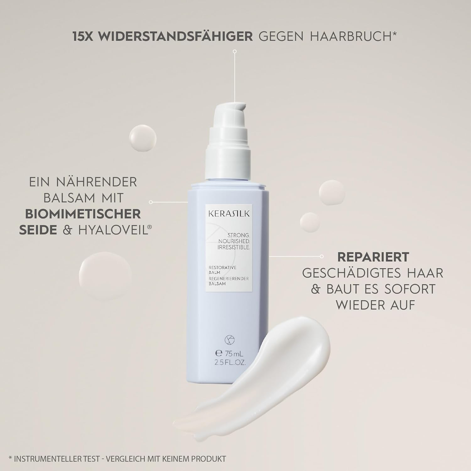 Kerasilk Specialist Regenerating Hair Balm for Stressed and Damaged Hair, 75 Ml image number 3