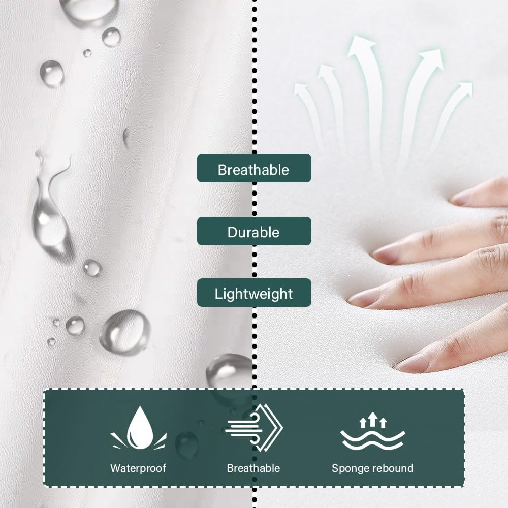 BFTOU Square Swivel Stool with Wheel Perfect for Work SPA Shop Massage Height-Adjustable and Cost-Effective Rolling Stool Chair with Back (White)