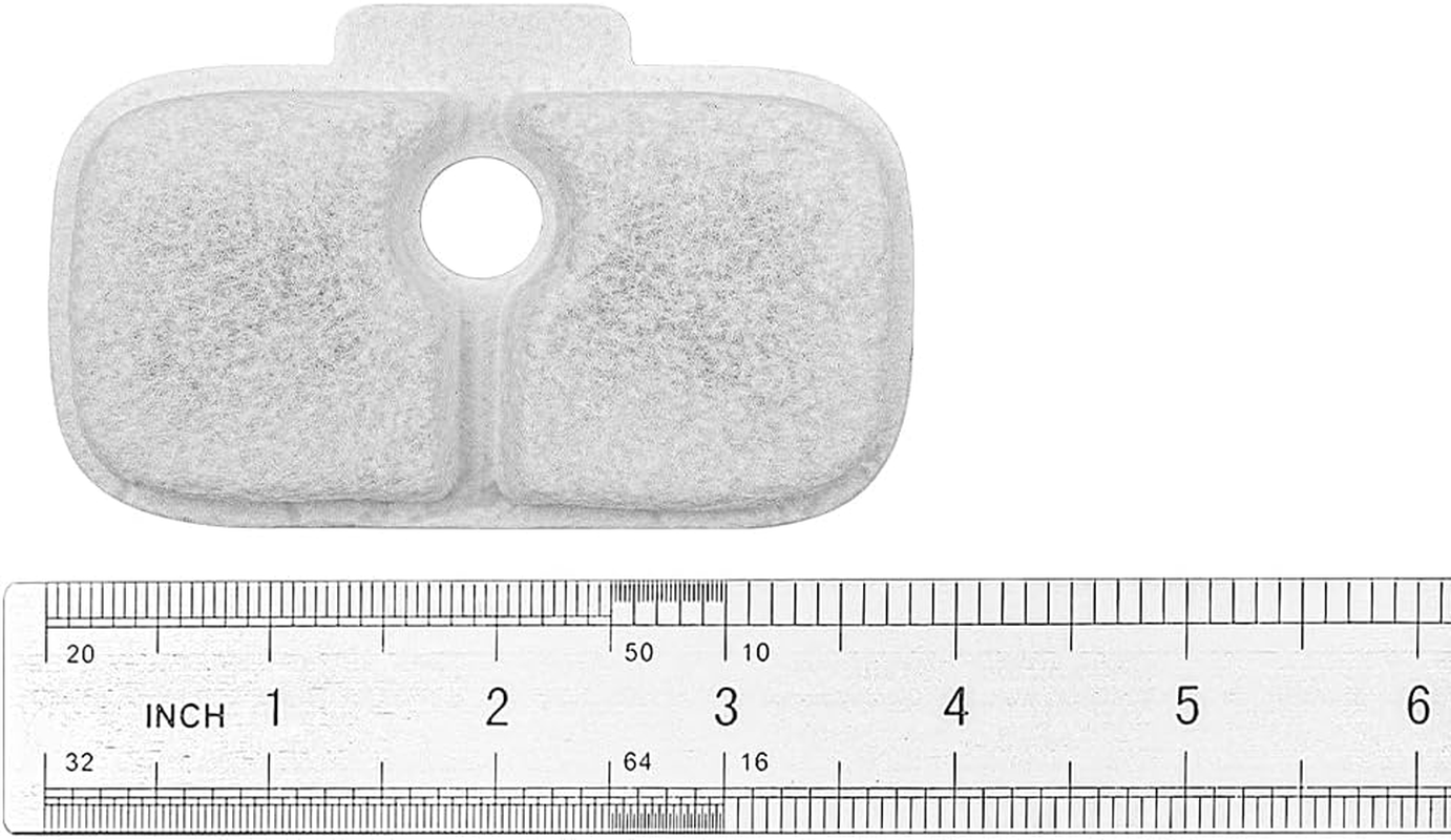 CENPEK 8 Pack Replacement Filters for 2.5L/84Oz Dockstream Cat Fountain PLWF005 PLWF115 Cat Water Fountain Replacement Filters image number 3