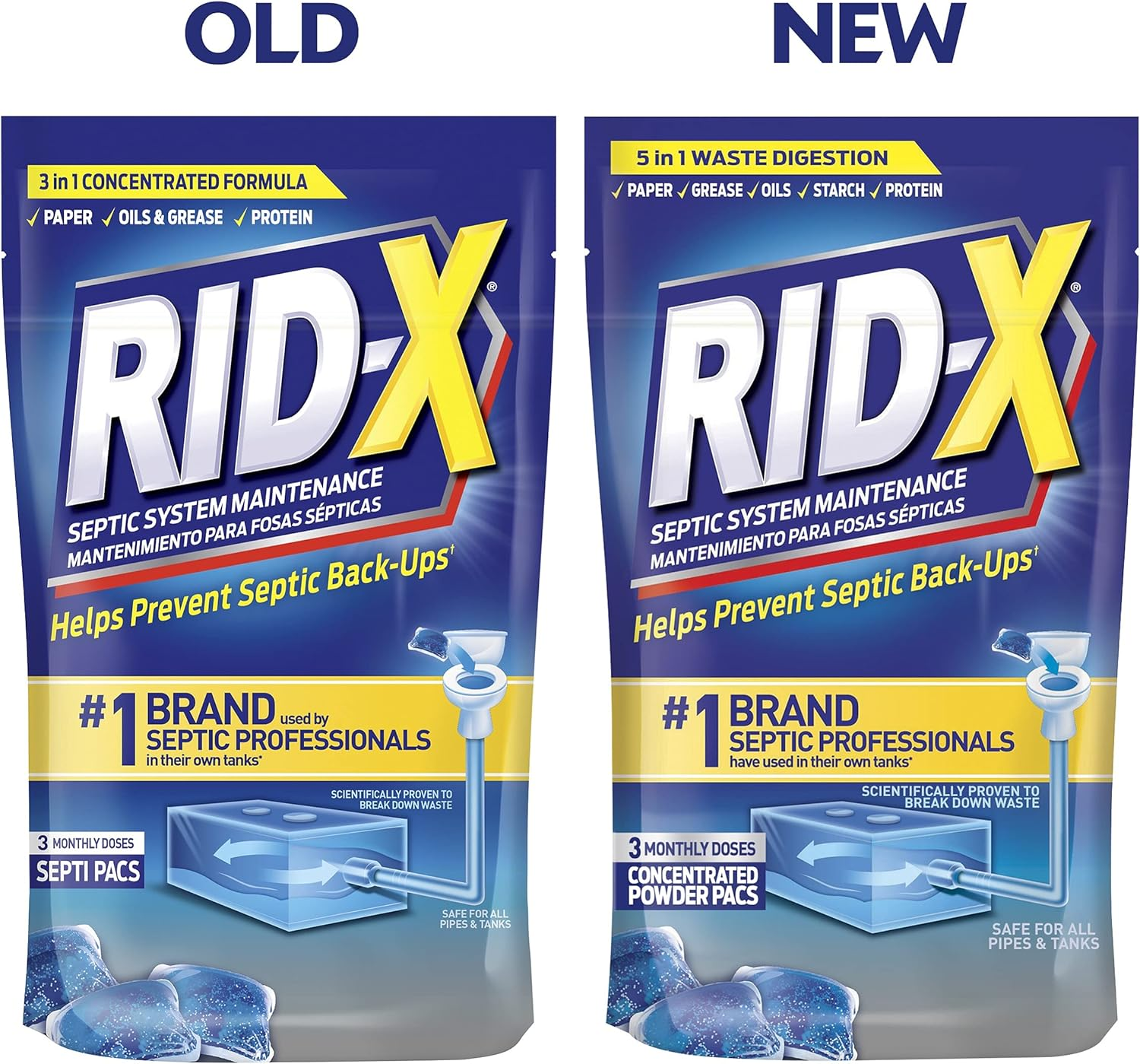 Rid-X Septic Tank System Treatment, 3.2 Ounce image number 3