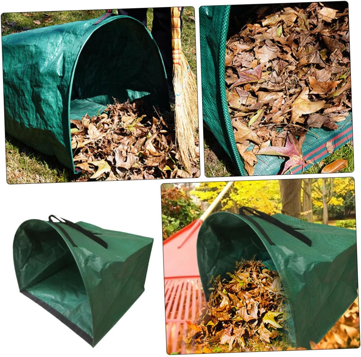 Collapsible Lawn and Leaf Bag Large Capacity Reusable Waste Container for Efficient Garden Cleanup Portable Design for Leaves Weeds and Outdoor Tasks image number 3