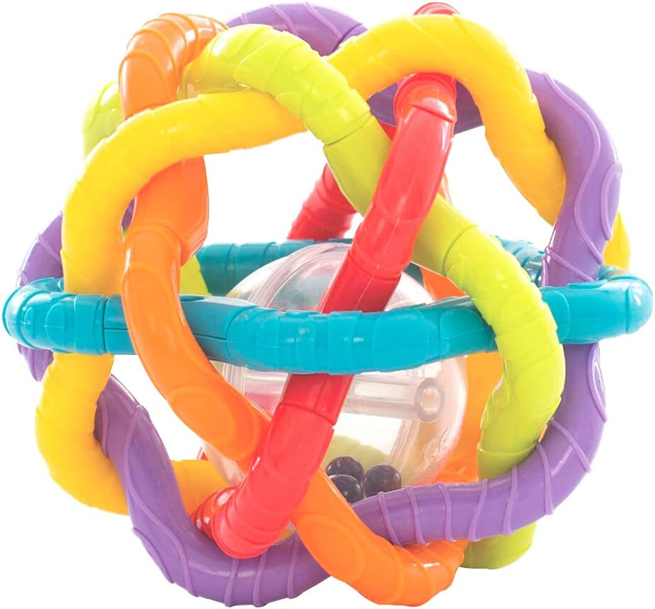 Playgro Ball - Interactive Sensory Development Toy for Babies 3+ Months - Boosts Touch, Movement Skills - Crawling Baby Toy image number 4