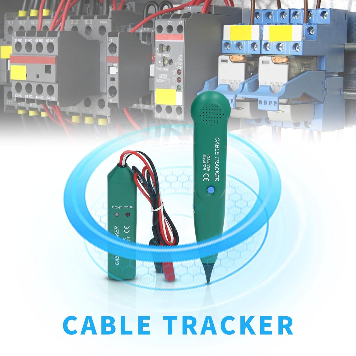 Cable Tracker, Professional Network Wire Tracker, Ethernet Tracker, Telephone Tone Generator, Circuit Breaker Finder, Electric, Automotive Wire Tracker Used to Detect and Identify and Inspect Cables.