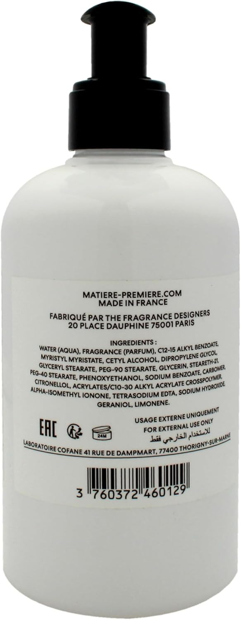 Hand and Body Lotion - Radical Rose by Matiere Premiere for Unisex - 10.14 Oz Body Lotion