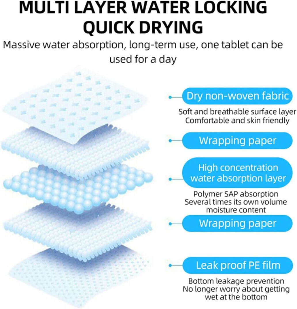 Pet Training Pads Puppy Dog Toilet Pee Indoor Super Absorbent Leak-Proof 4Sizes (Bamboo Charcoal,S-100Pcs 33*45Cm)