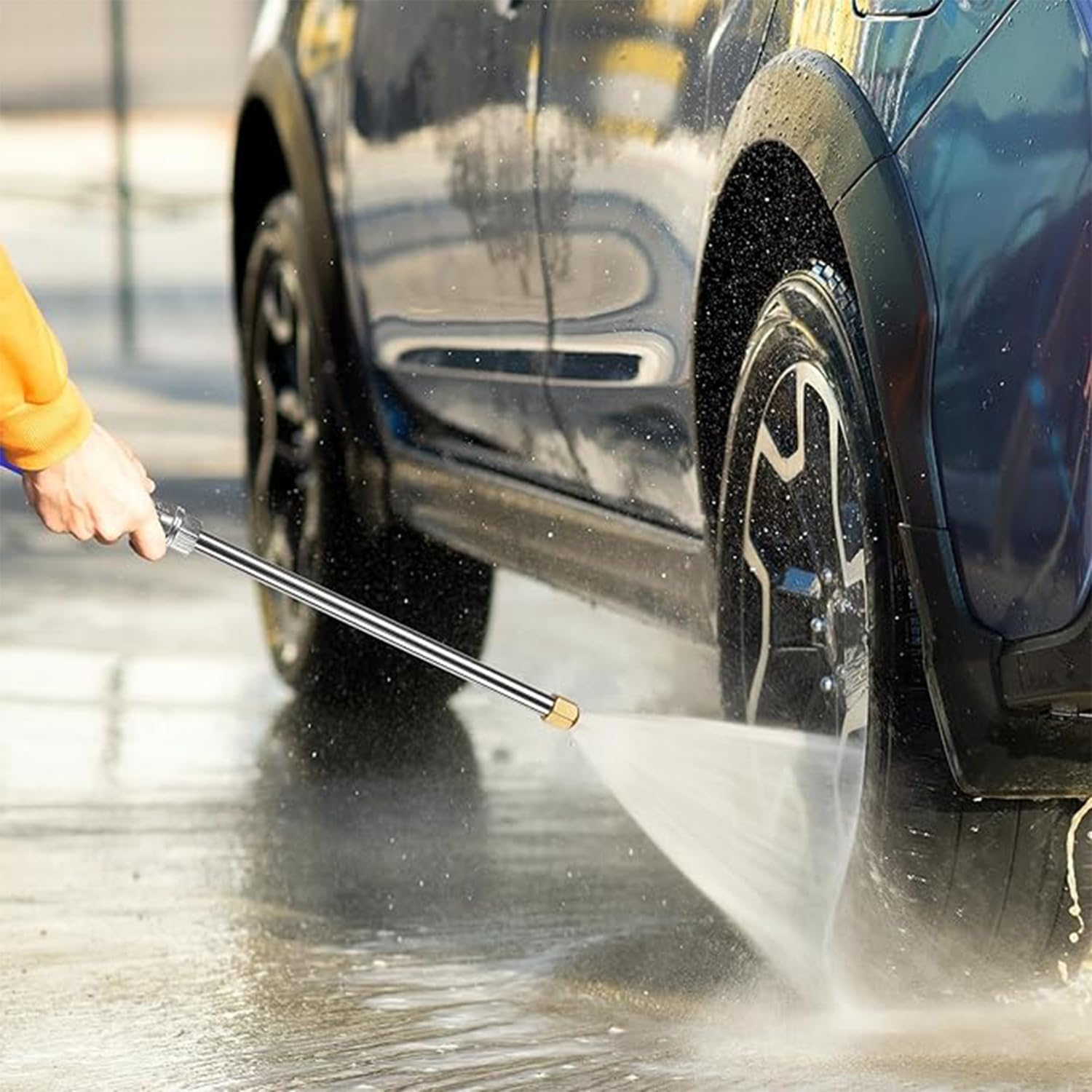 Roczential High Pressure Washer High Pressure Washer for Car Washing & Surface Cleaning, Compact and Lightweight Design for Garden Fence Floor Wall with High Pressure Water Spray (Black) image number 2