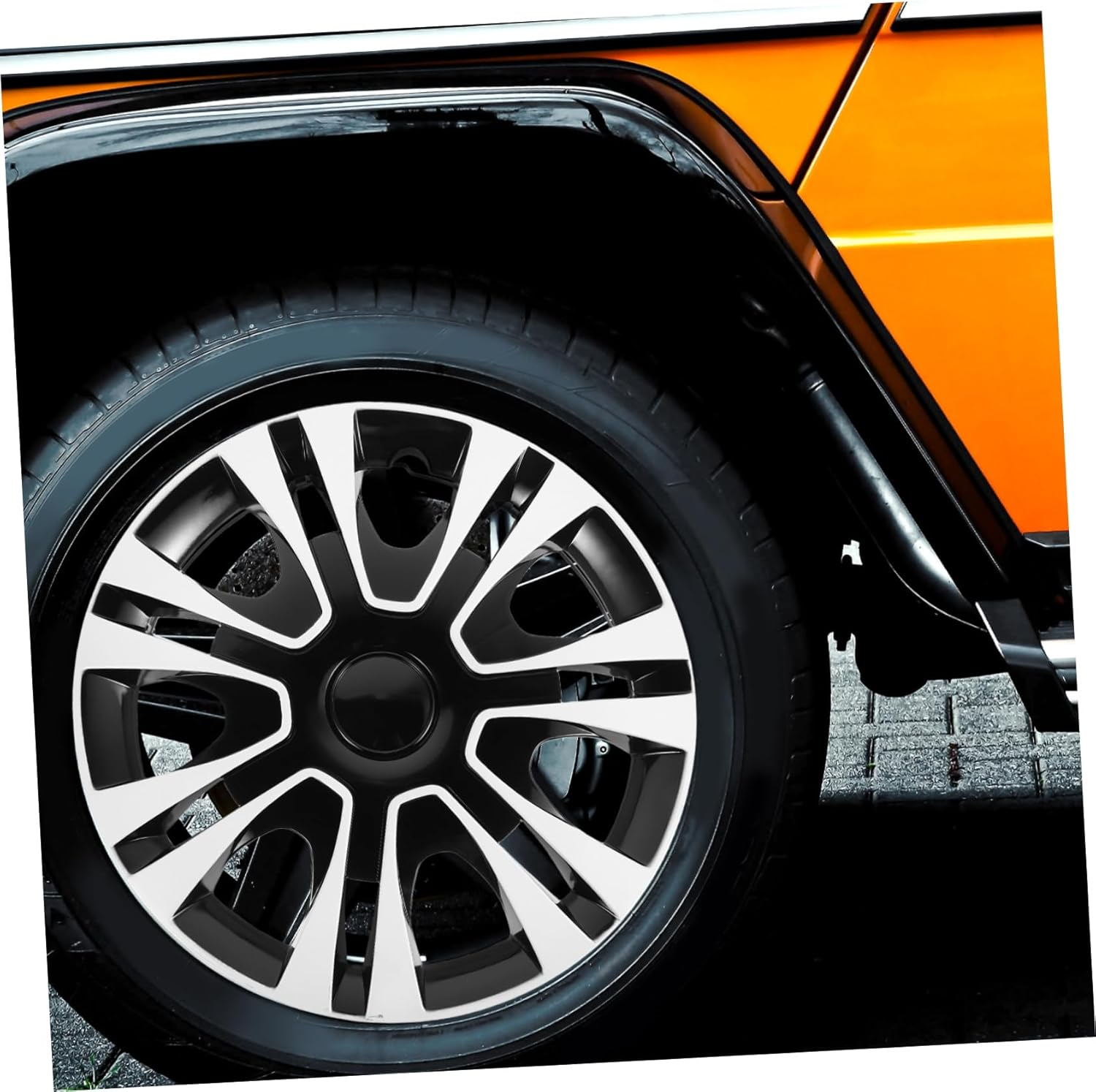 Fashionable Car Wheel Wheel Cover for Vehicle Hubcaps Rim Protector Easy Install Car Hubcap Replacement image number 2