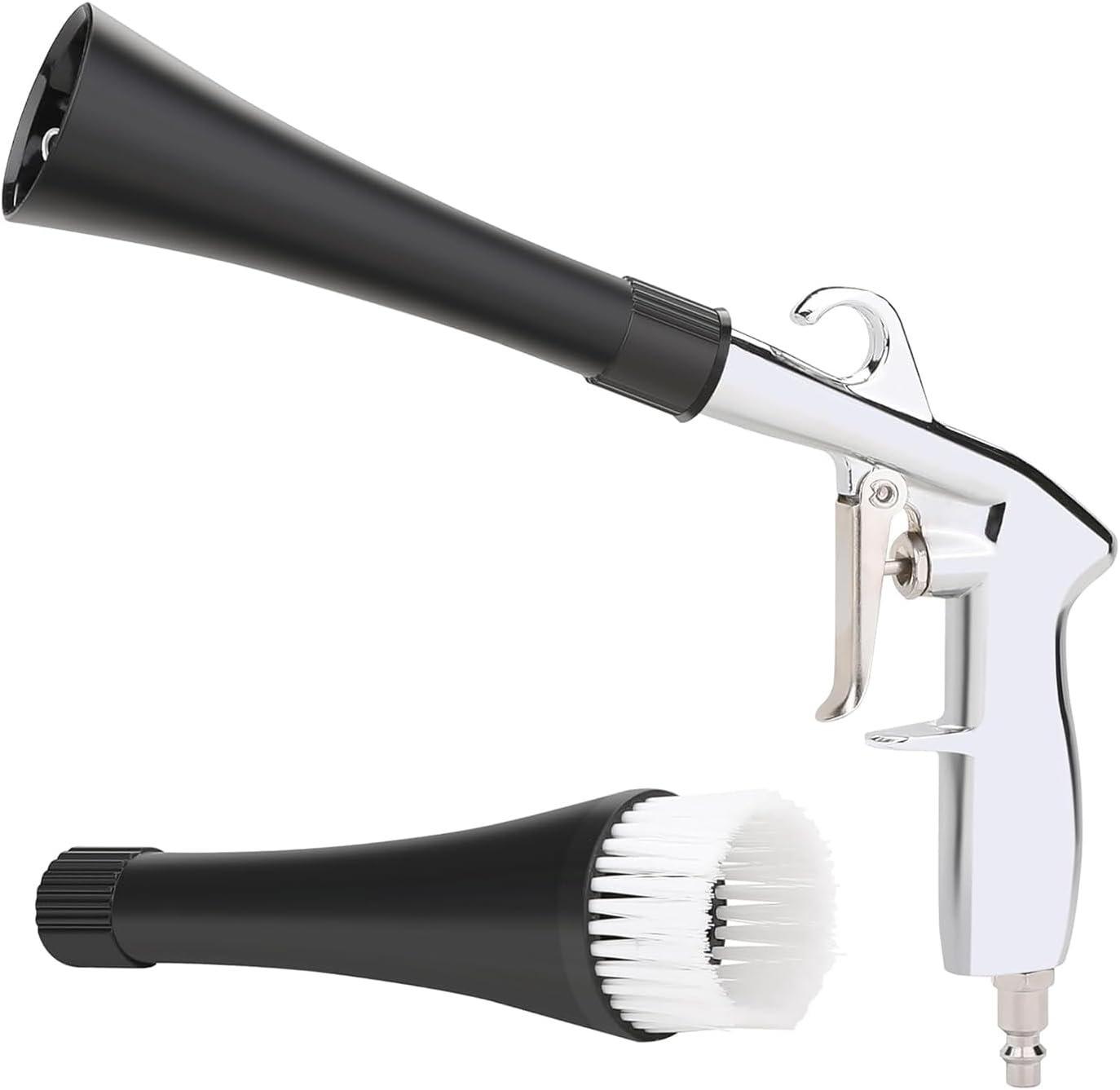 Car Cleaning Gun, High Pressure Air Blow Gun with 2 Set Nozzle, Interior Car Cleaning for Vehicle Upholstery Carpet Seat Blowing Function image number 3