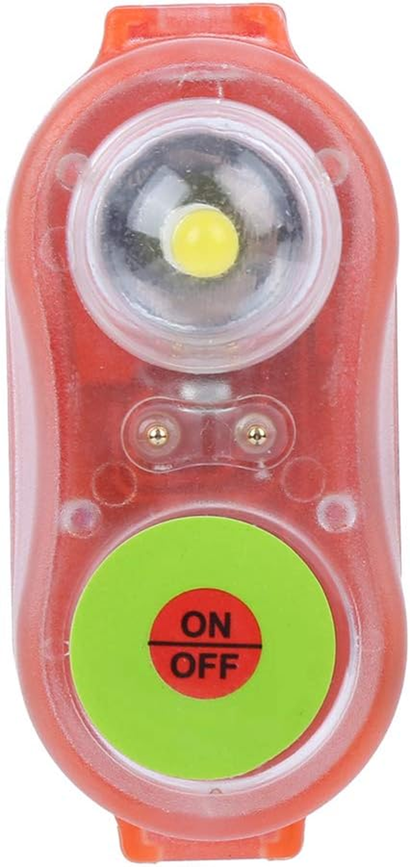 Life Jacket Light, Seawater Self Lighting Jackets Lights High Intensity Water Strobe Light Automatic Locator Mini LED Life Saving Lamp Flashing Beacon Range Rescue Overboard Survival(Orange) image number 5